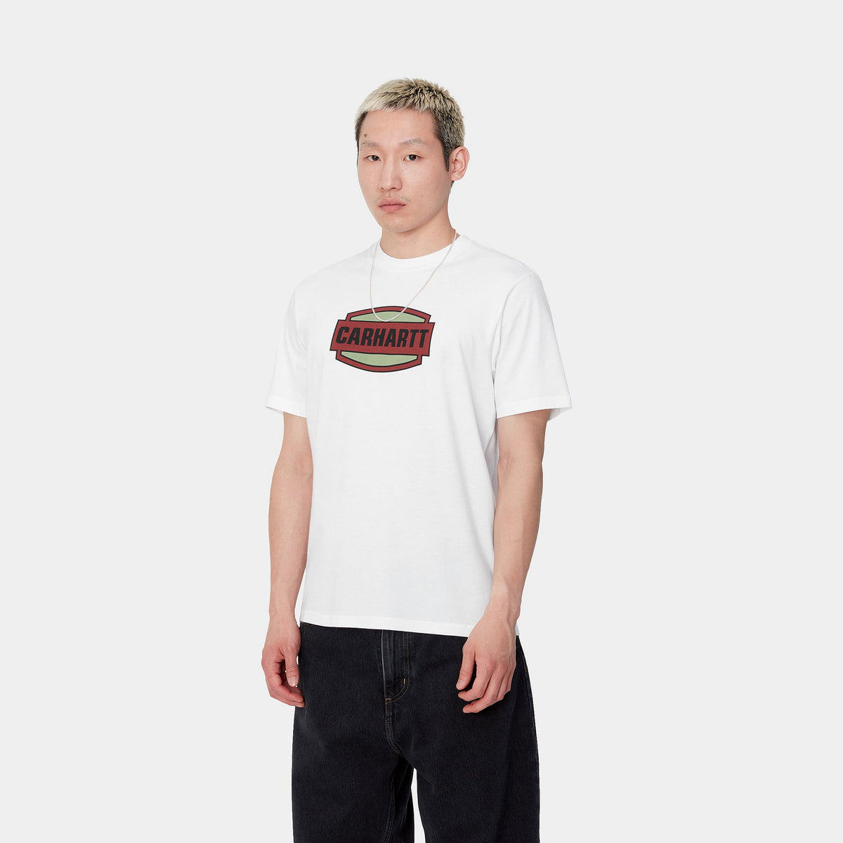 S/S PRESS SCRIPT T-SHIRT - White 2