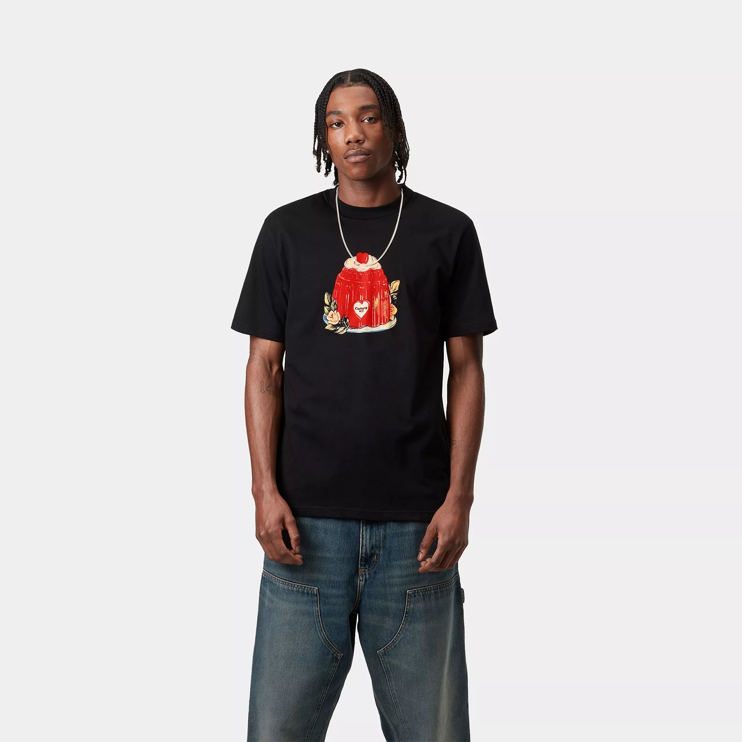 S/S PUDDING T-SHIRT - Black 2