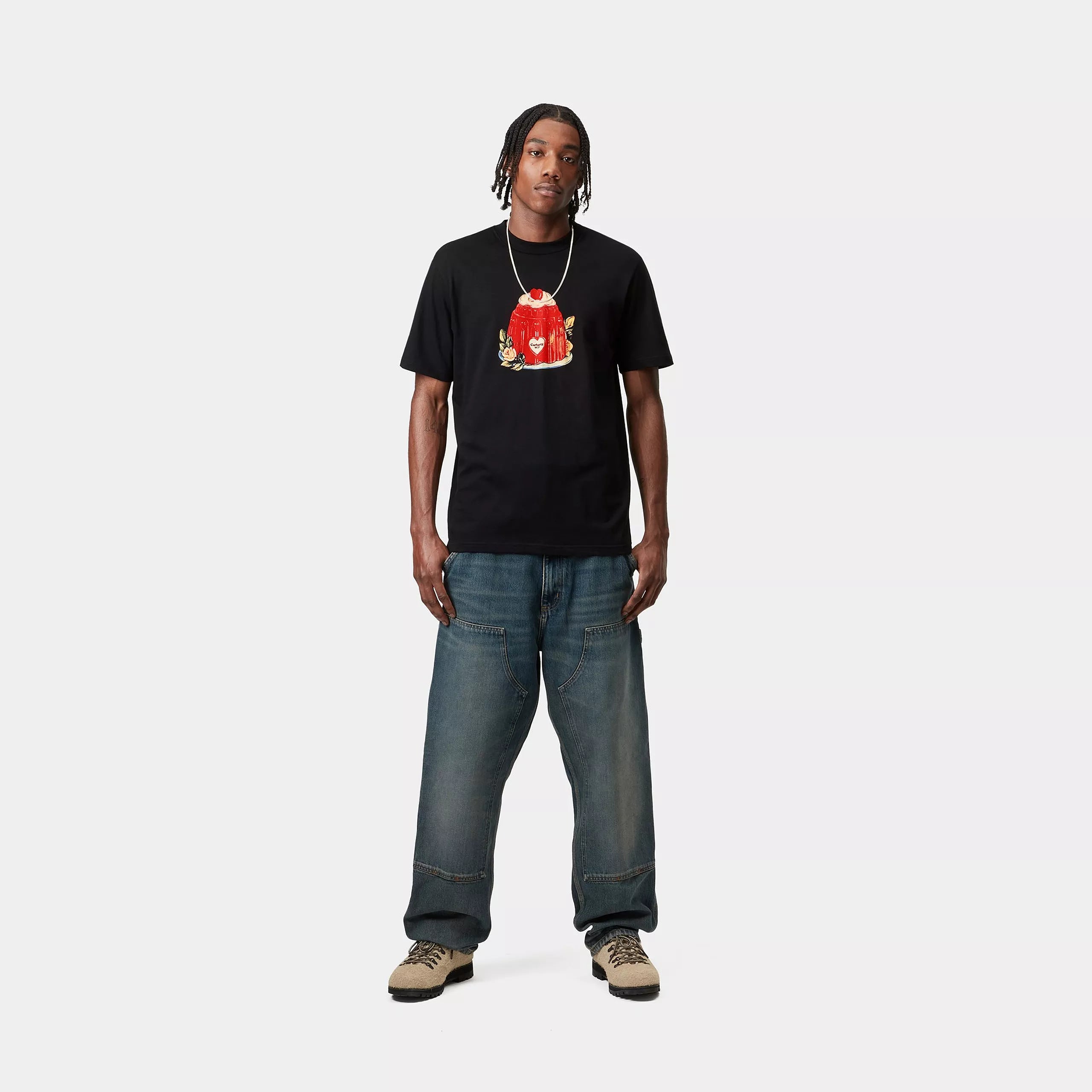 S/S PUDDING T-SHIRT - Black 4