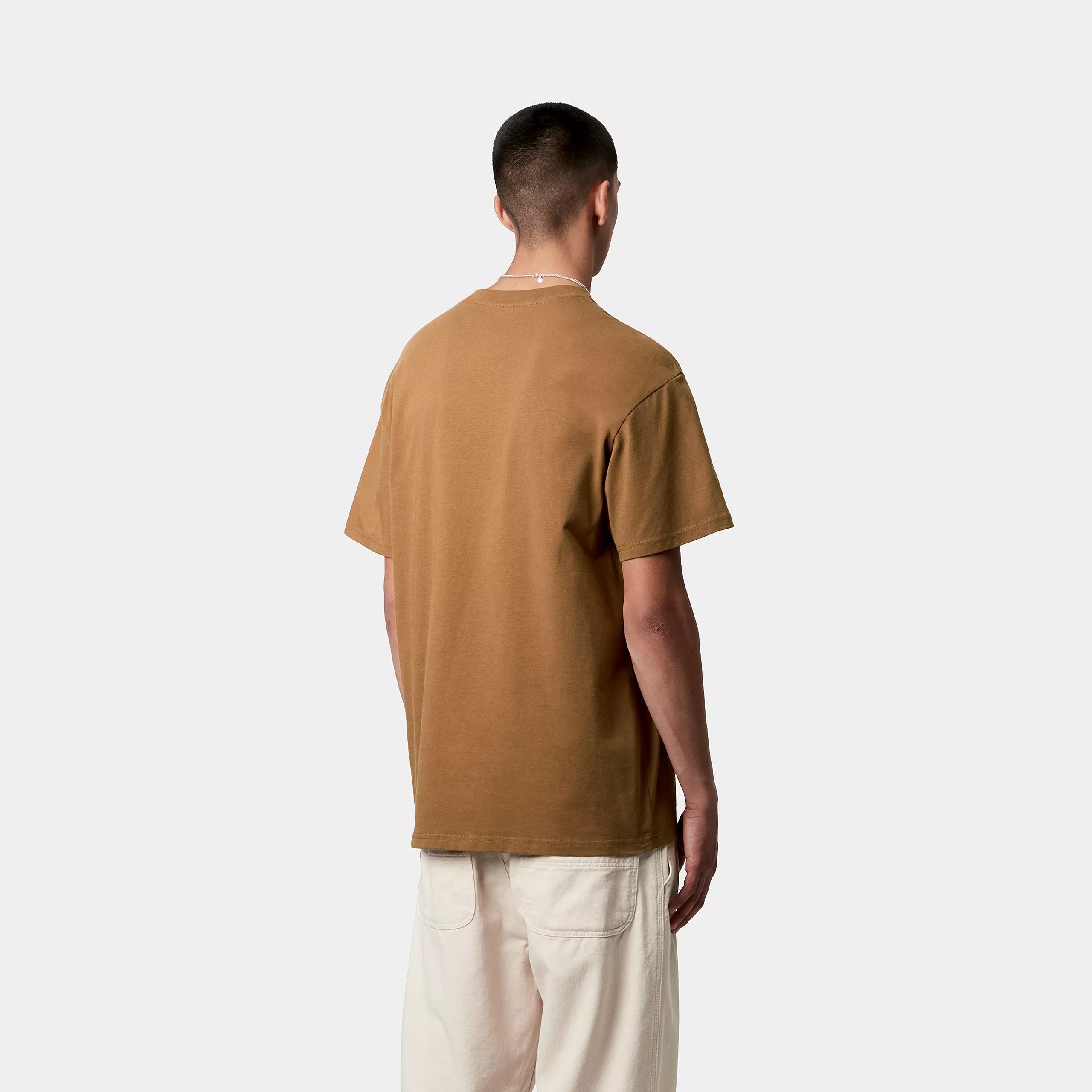 S/S RIVET SCRIPT T-SHIRT - Hamilton Brown