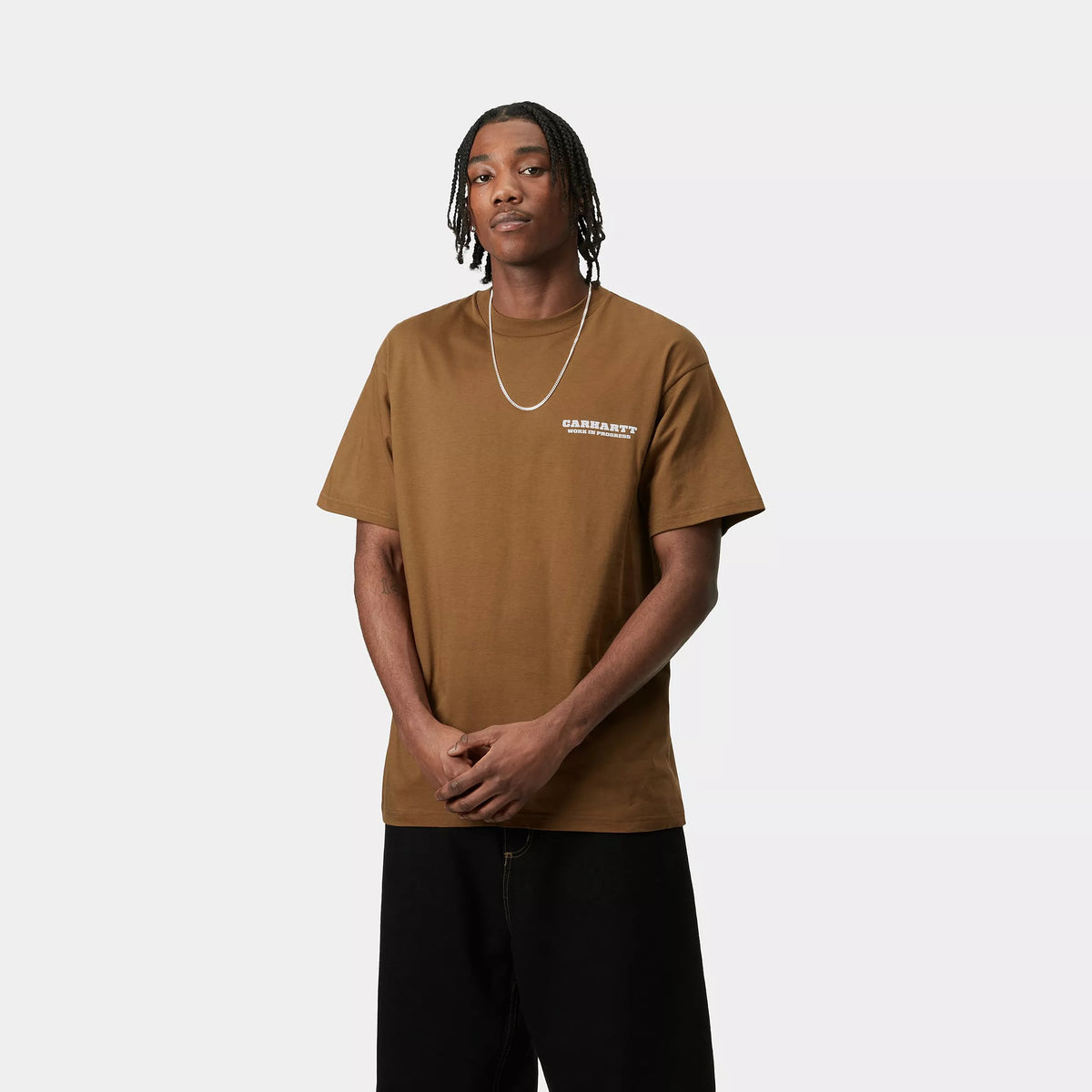 S/S RUNAWAY T-SHIRT - Hamilton Brown / White 2