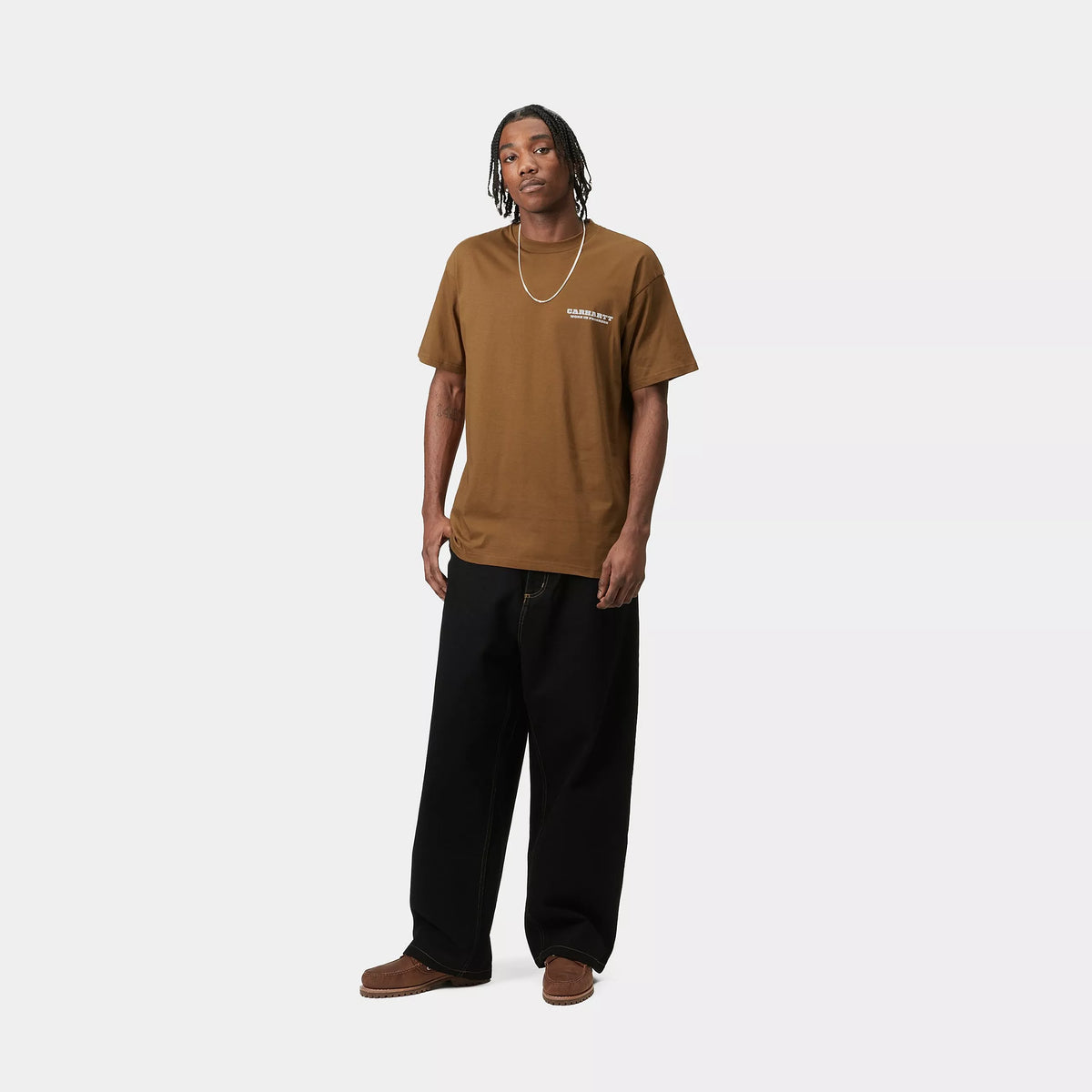 S/S RUNAWAY T-SHIRT - Hamilton Brown / White 4