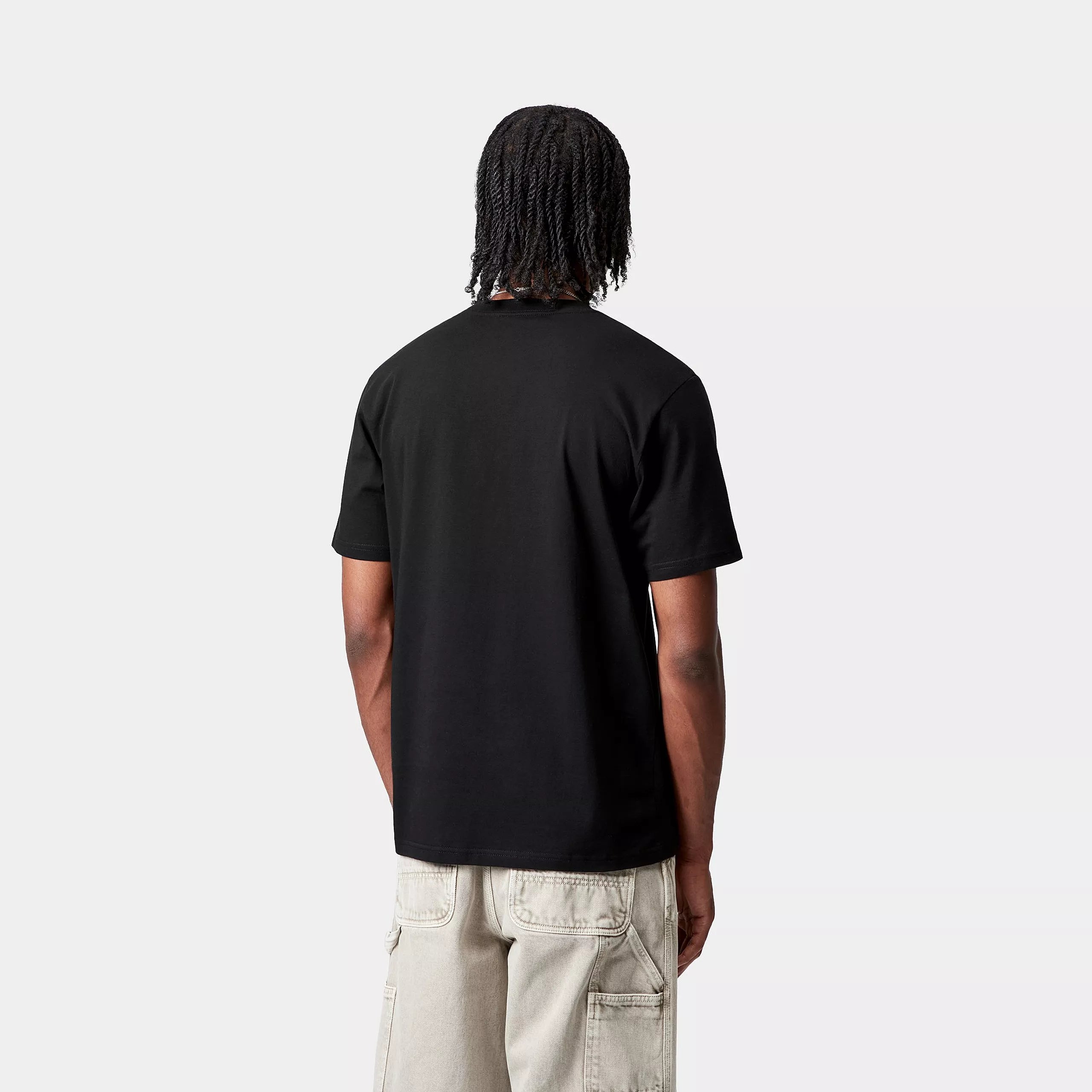 S/S SOLAR CHROME C-LOGO T-SHIRT - Black