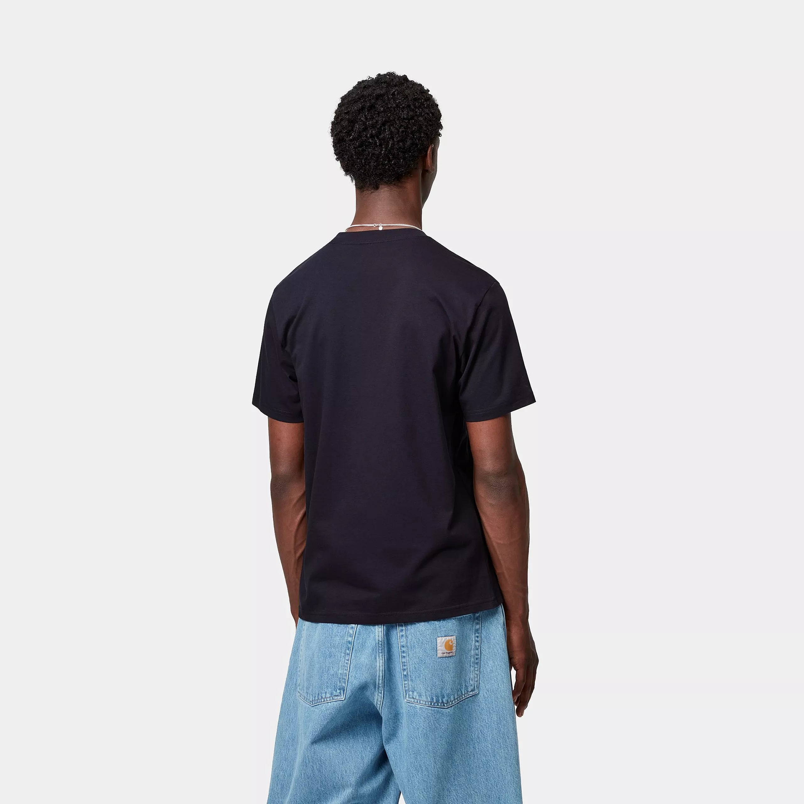 S/S SOLAR CHROME C-LOGO T-SHIRT - Dark Navy