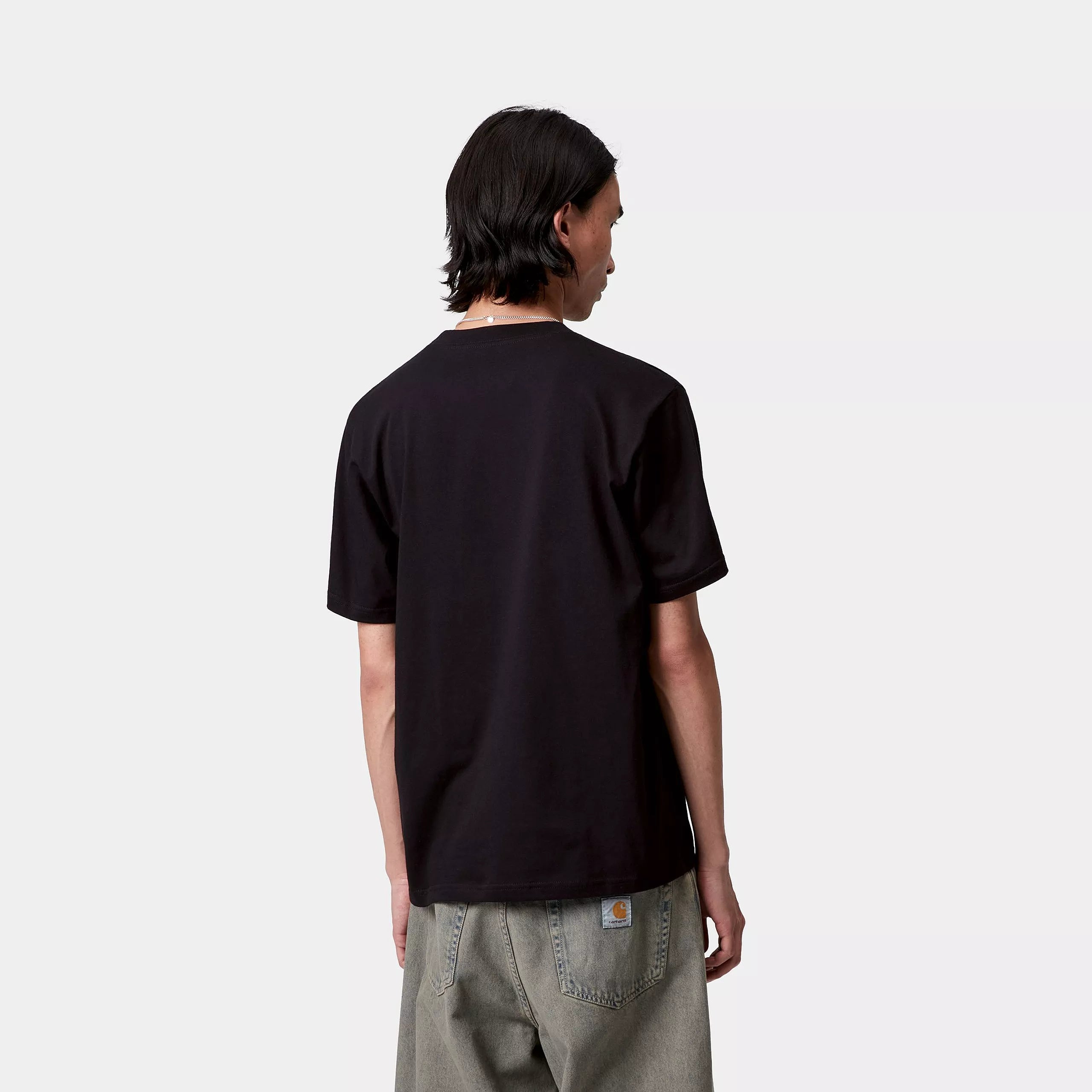 S/S SOLAR CHROME SCRIPT T-SHIRT - Black
