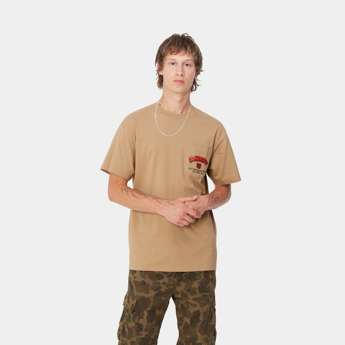S/S SUPER TIRED T-SHIRT - Peanut 2