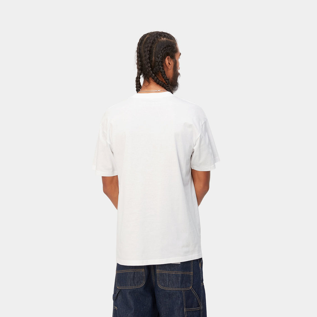 S/S THROW UP T-SHIRT - White