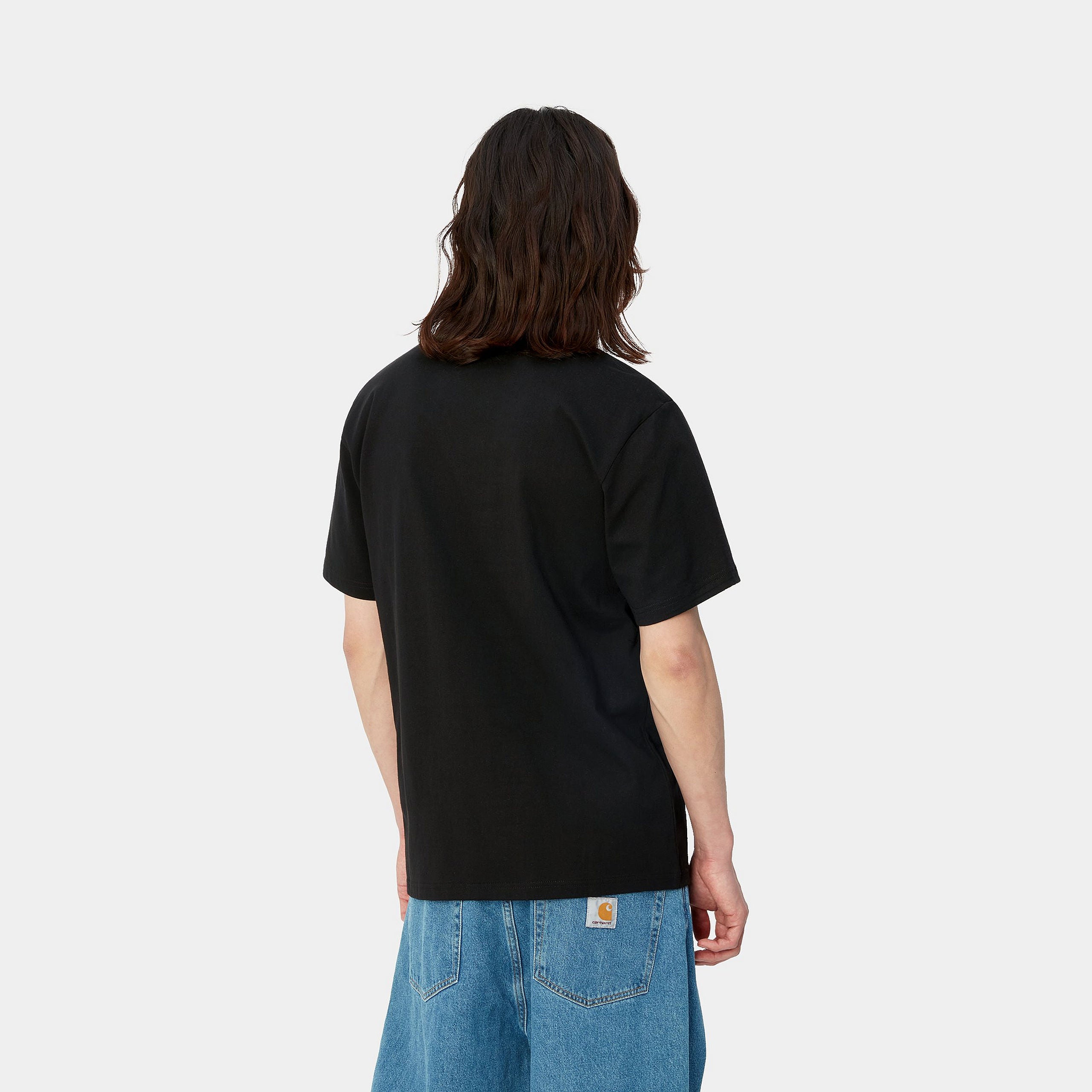 S/S UNIVERSITY T-SHIRT - Black / White