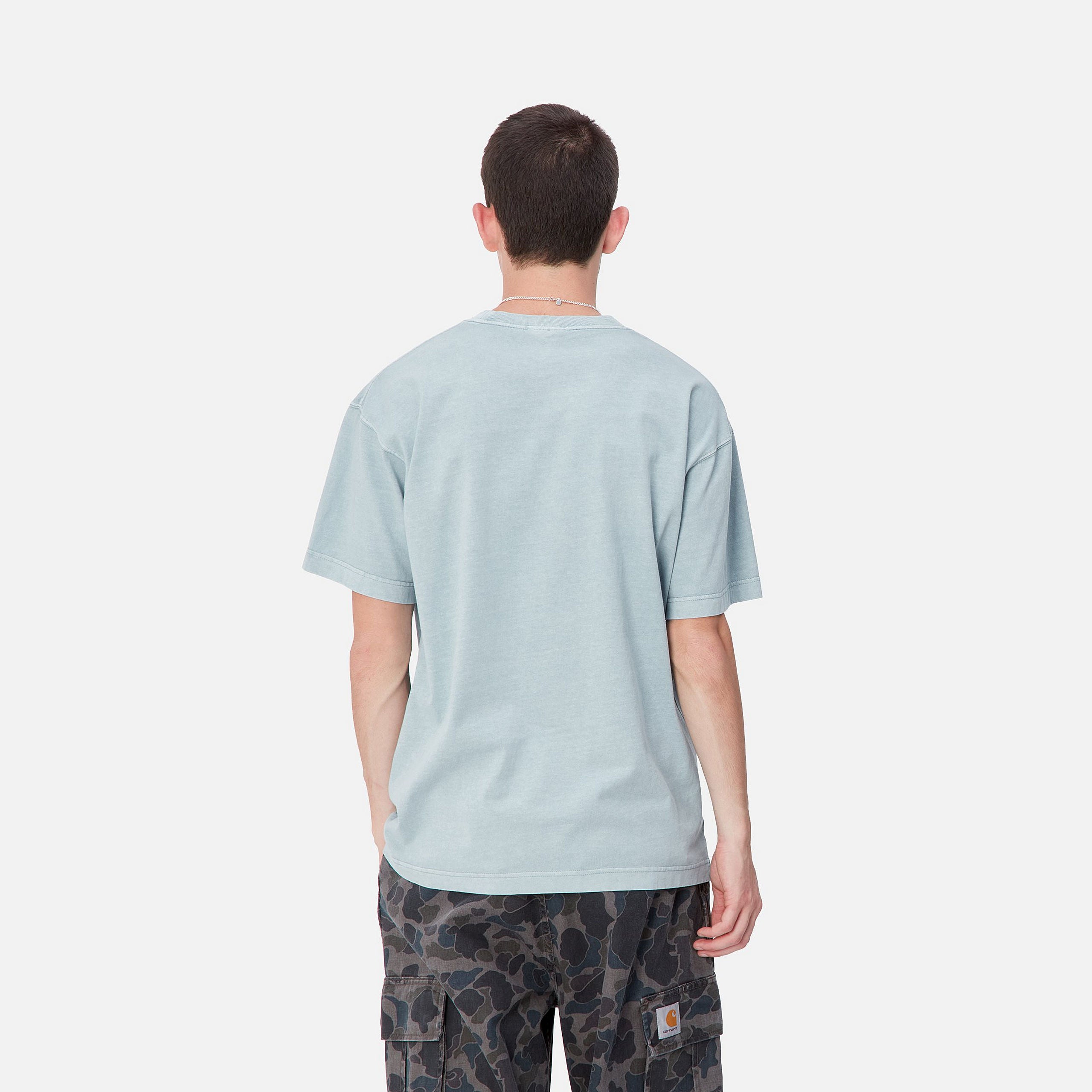 S/S VISTA T-SHIRT - Dusty Ice (garment dyed)