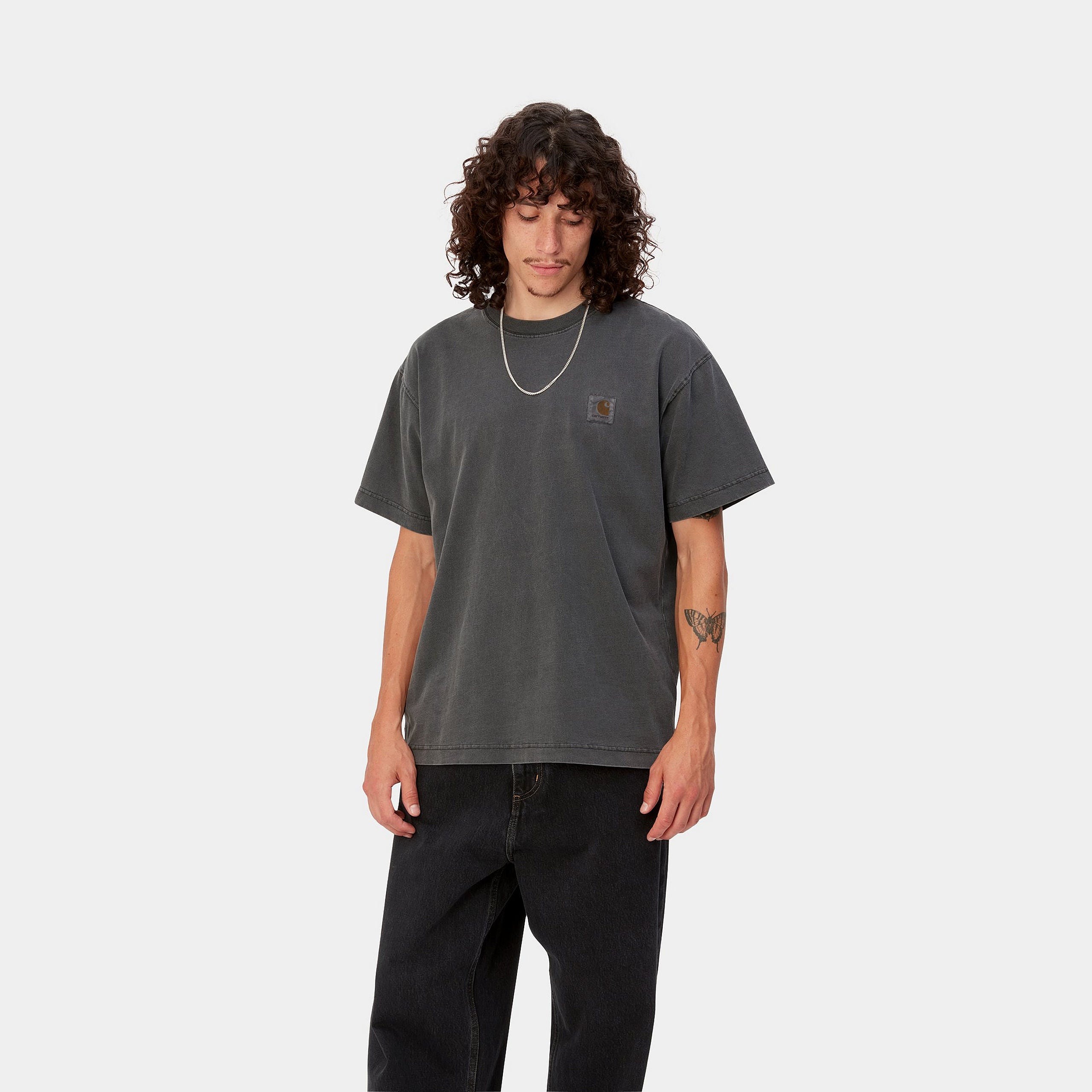 S/S VISTA T-SHIRT - Graphite (garment dyed)