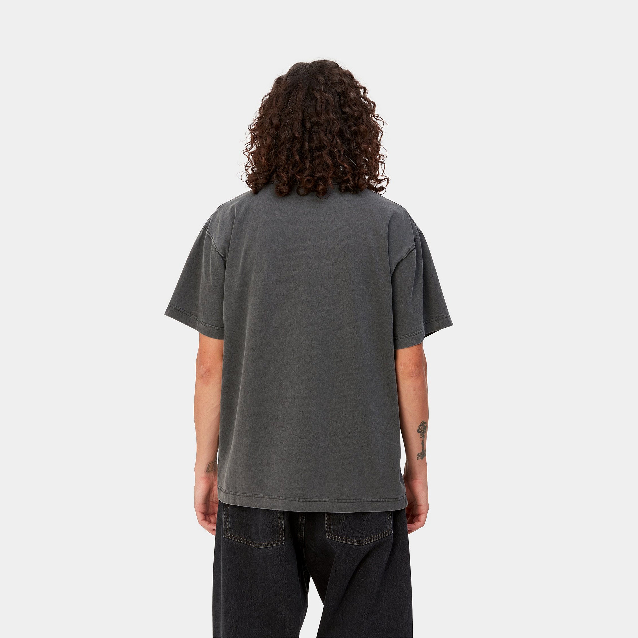 S/S VISTA T-SHIRT - Graphite (garment dyed)