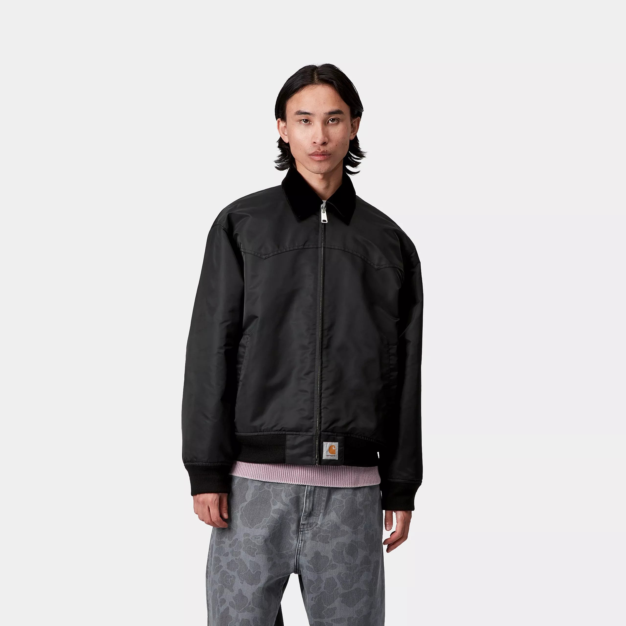 SANTA FE ALUMNI JACKET - Black / Scarlet