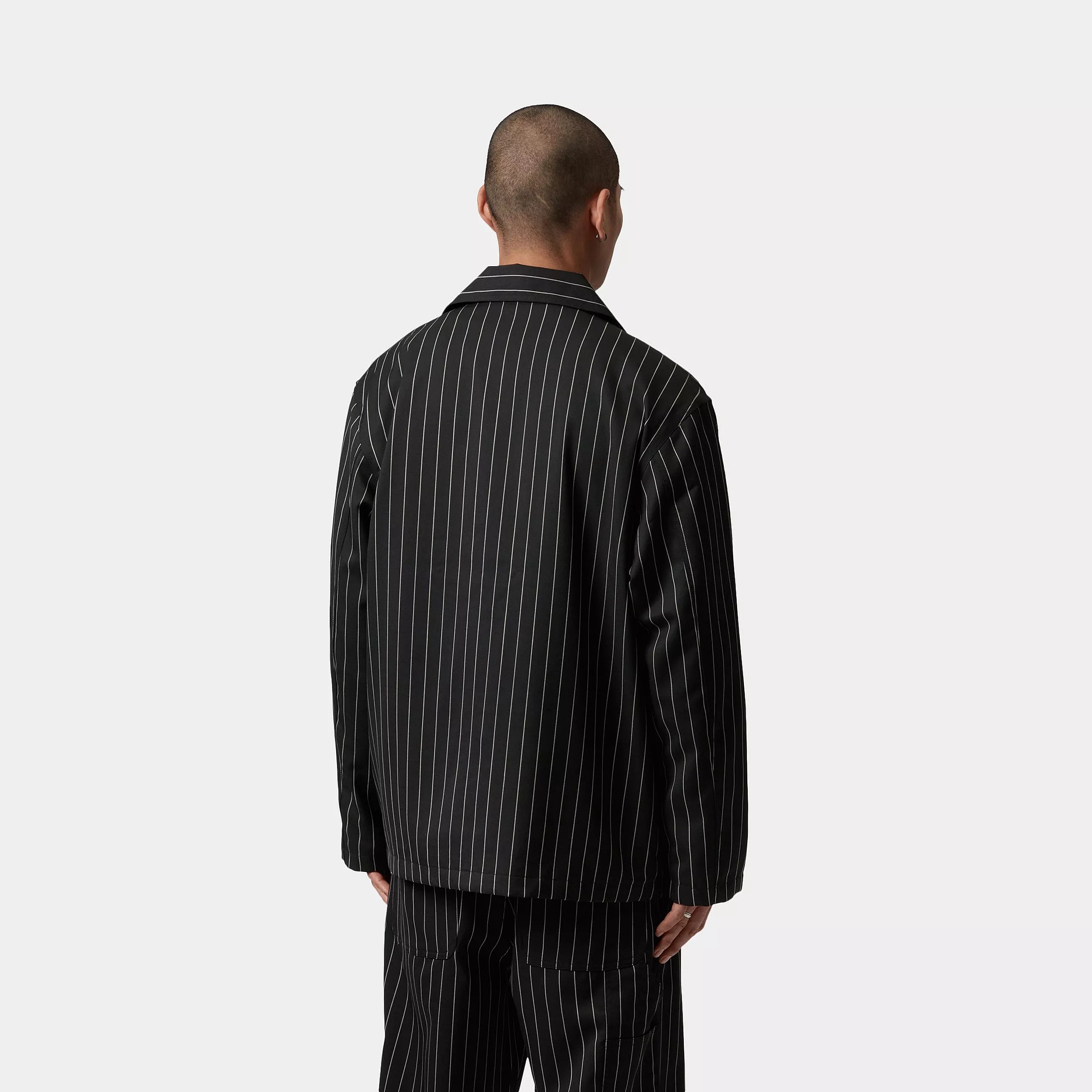 SEATON BLAZER - Seaton Stripe Black / Wax