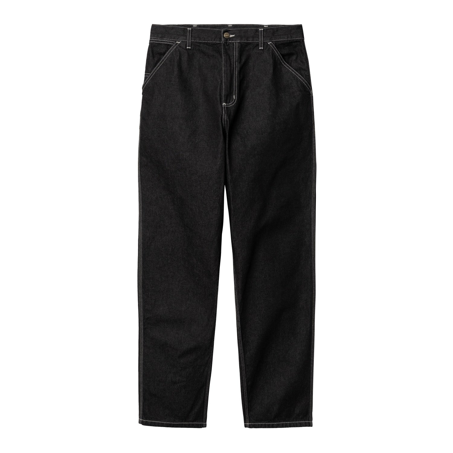 SIMPLE PANT - Black (one wash)