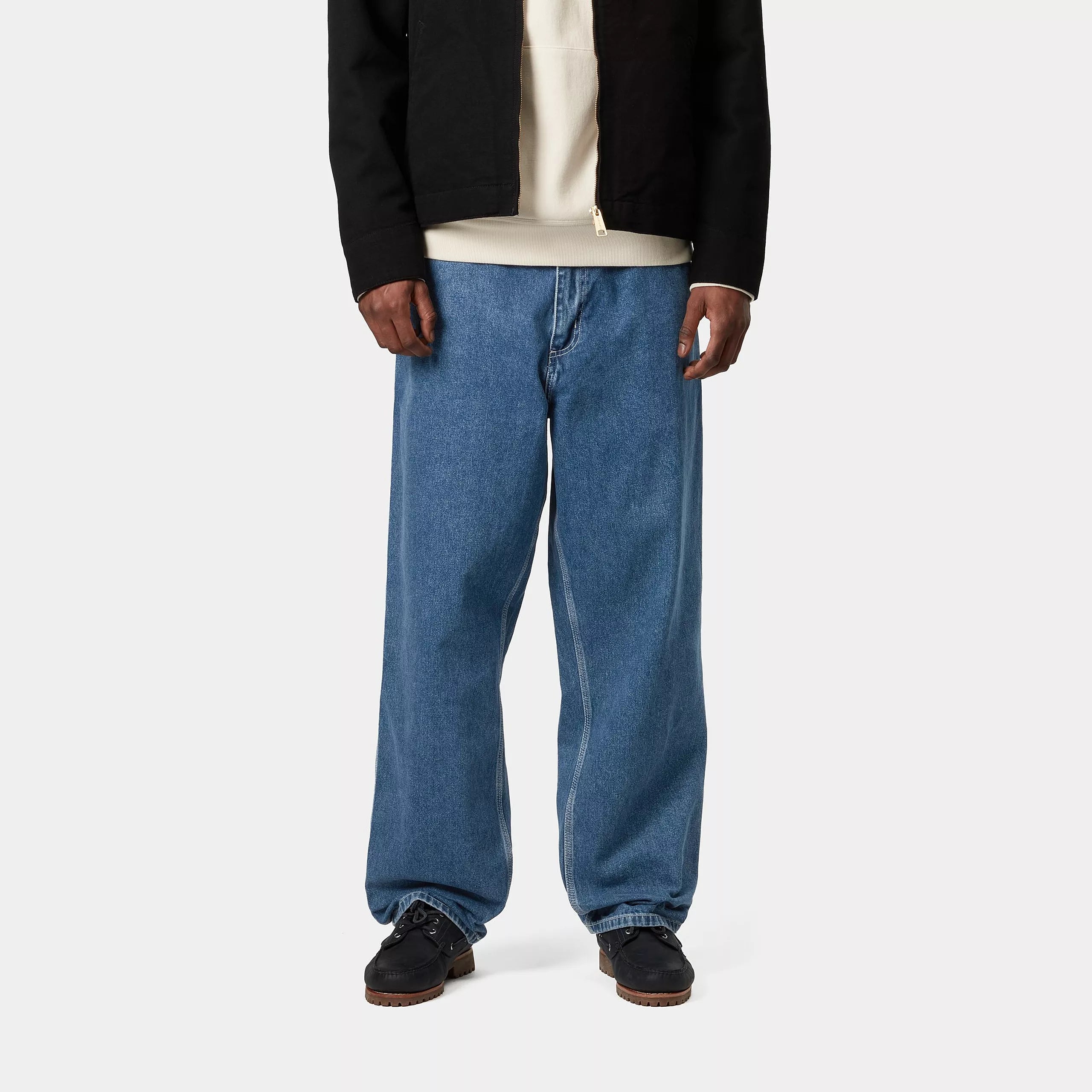 SIMPLE PANT - Blue (stone washed)