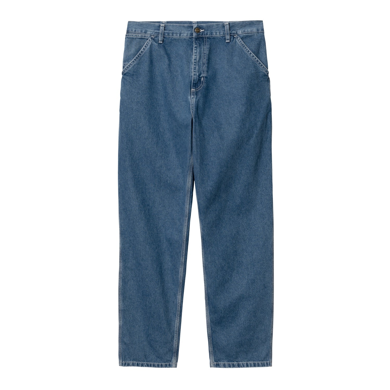 SIMPLE PANT - Blue (stone washed)