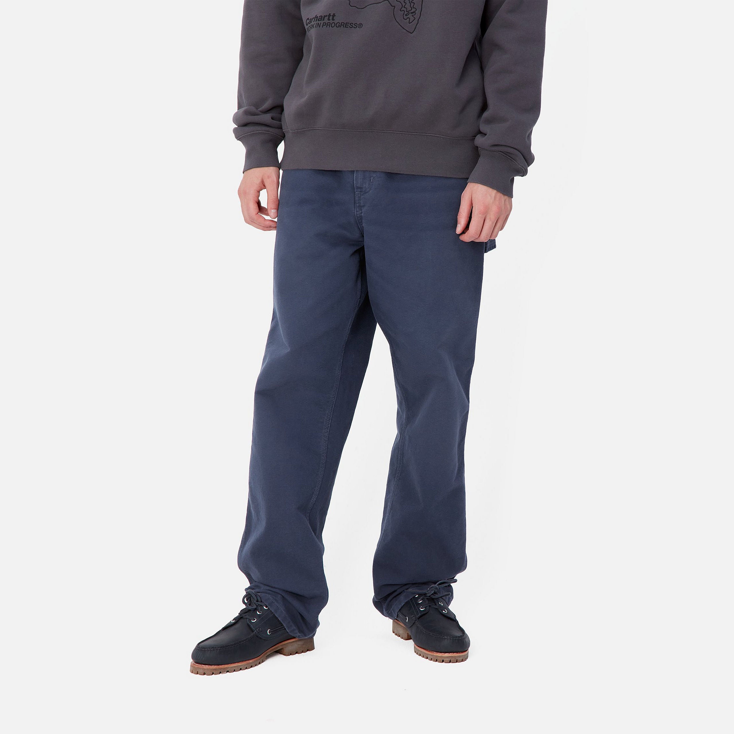 SINGLE KNEE PANT - Air Force Blue (aged canvas)