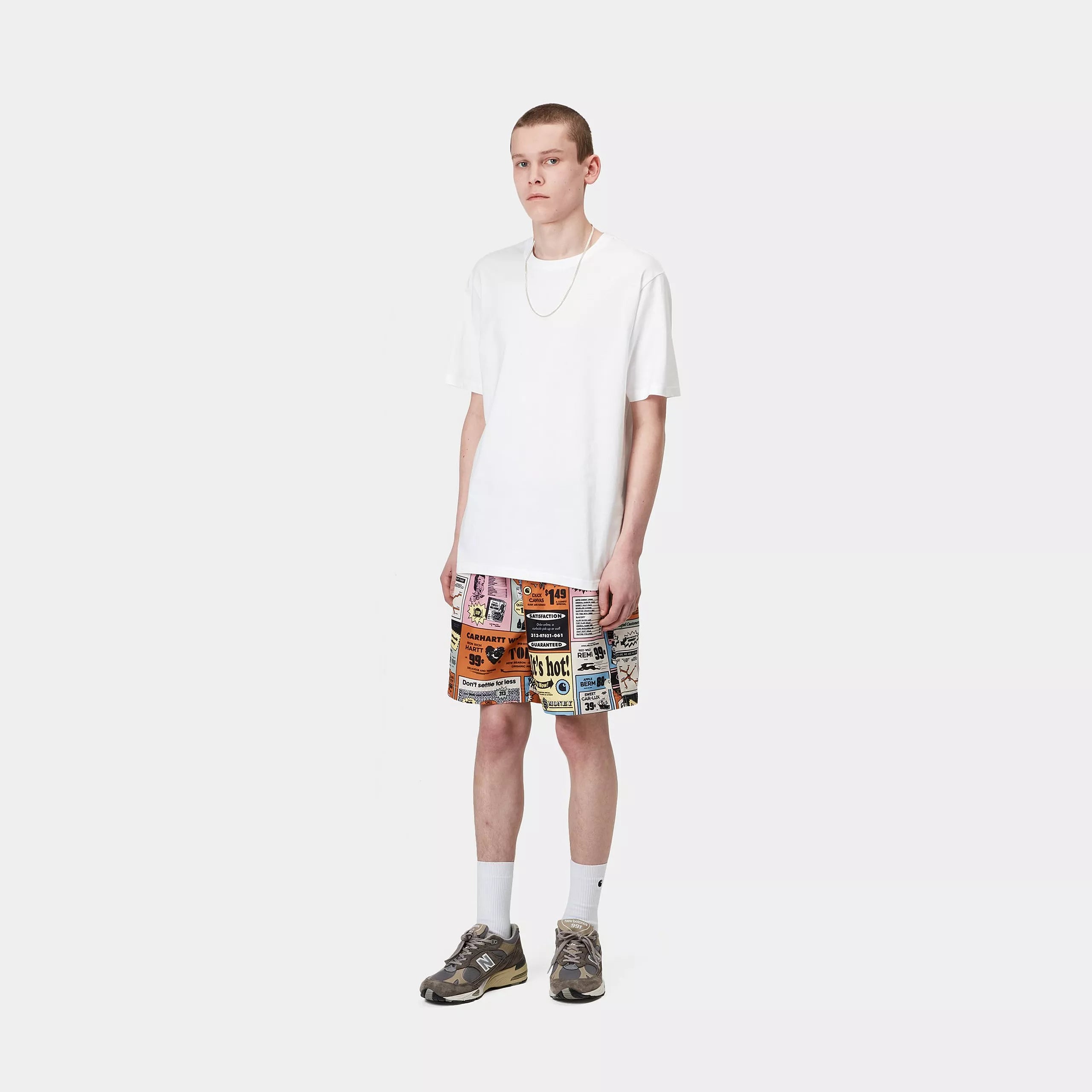 SLATER SWIM TRUNKS - Catalogue Print, Hue