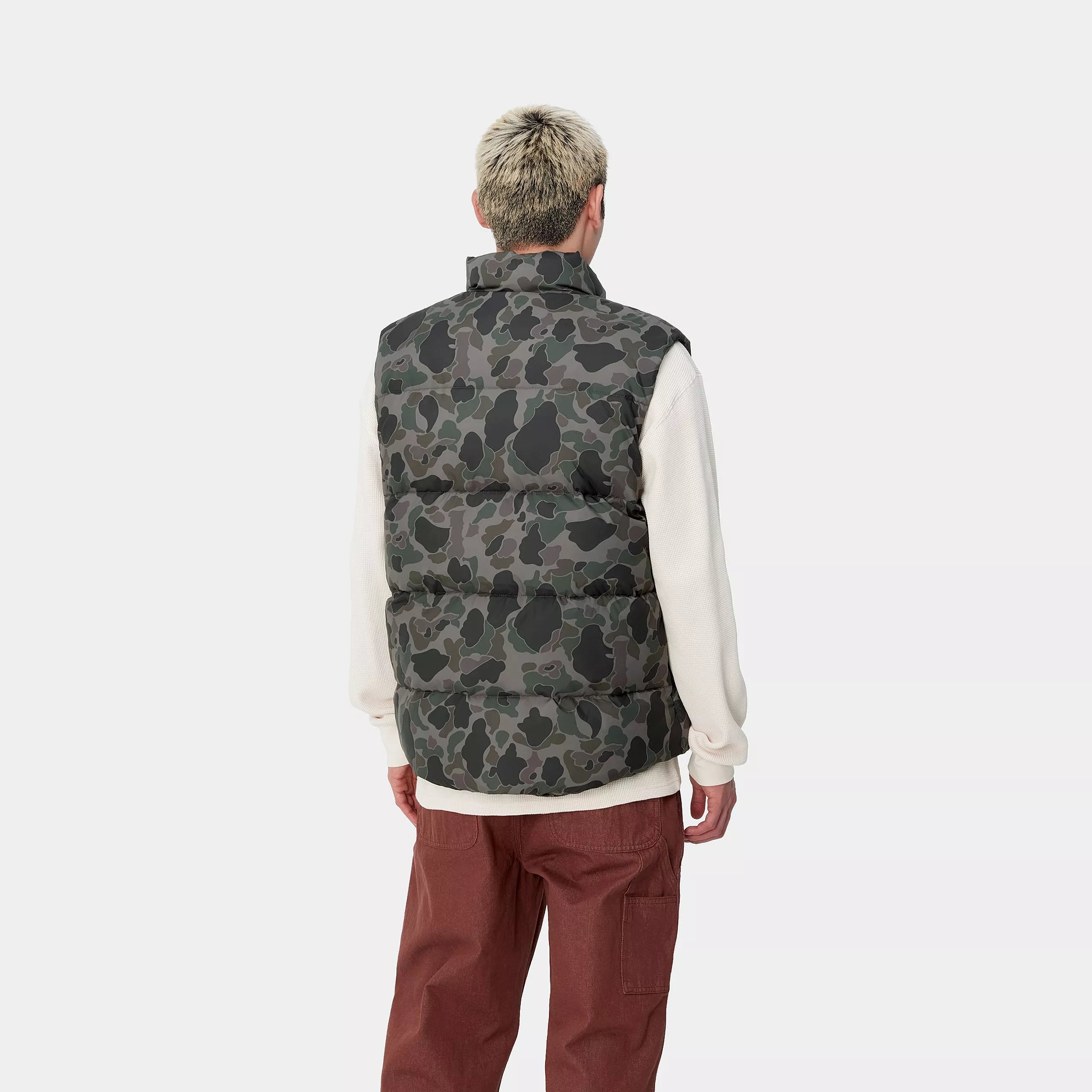 SPRINGFIELD VEST - Camo Duck Grey / Hamilton Brown