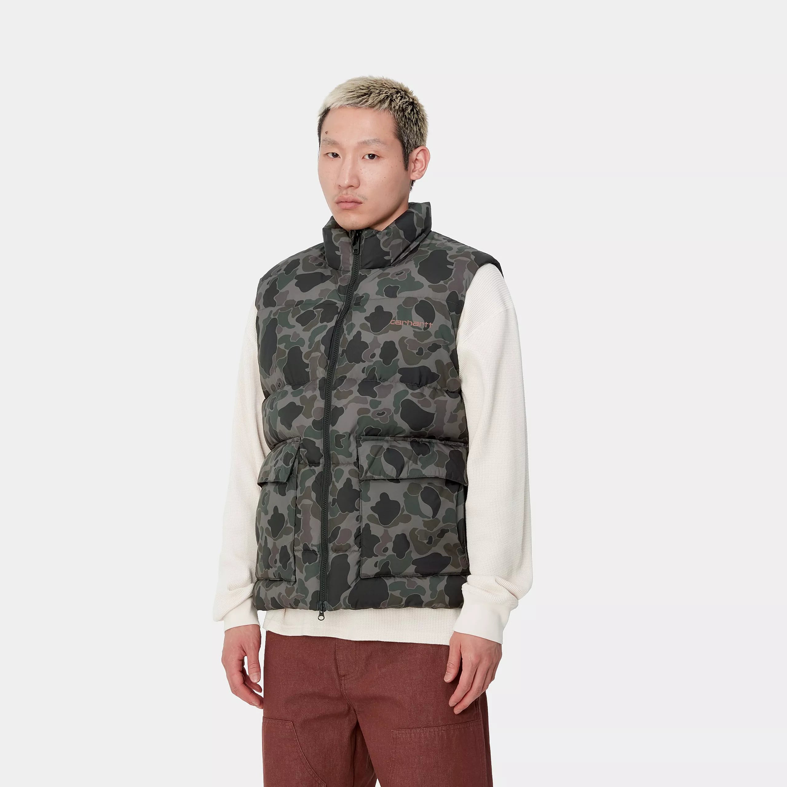 SPRINGFIELD VEST - Camo Duck Grey / Hamilton Brown