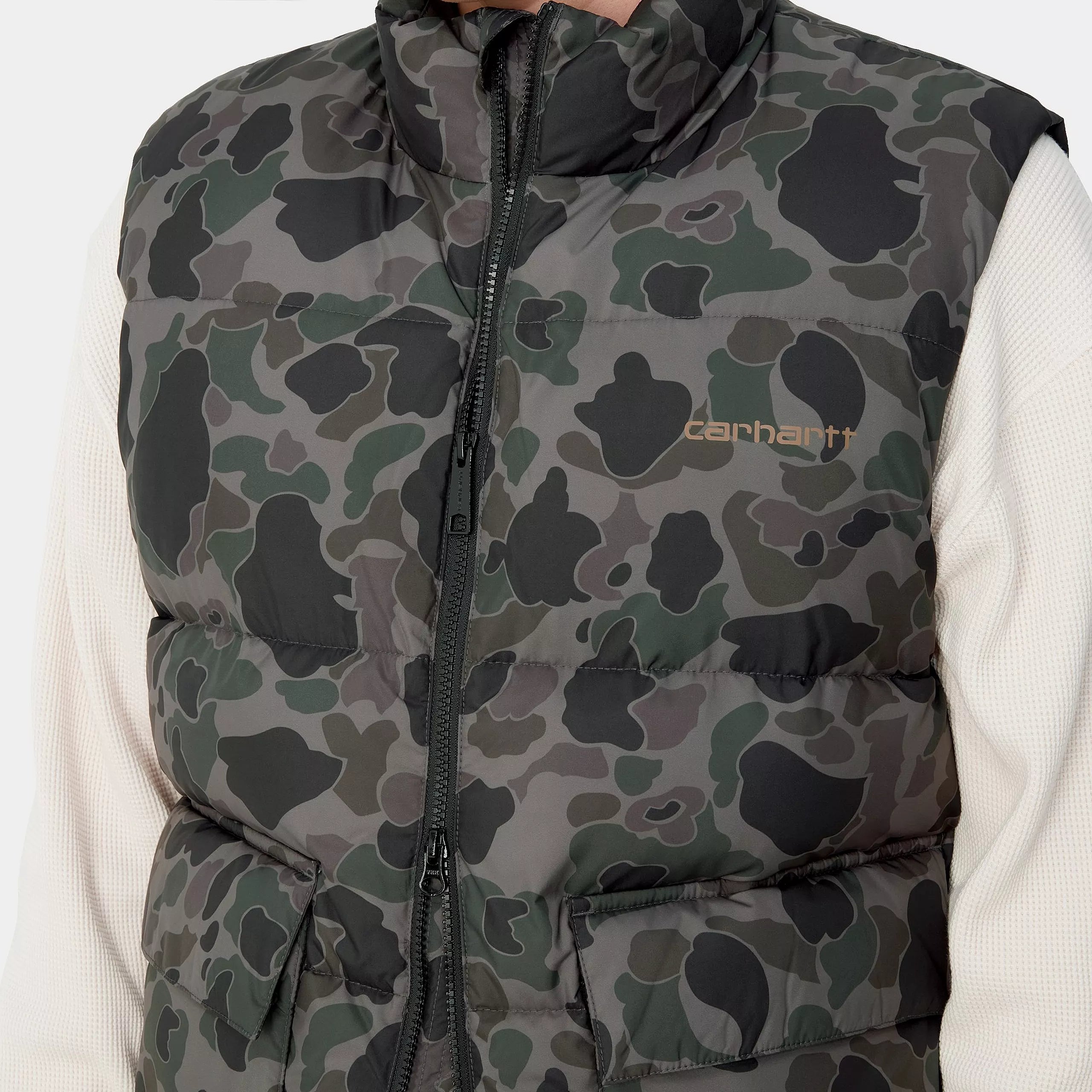 SPRINGFIELD VEST - Camo Duck Grey / Hamilton Brown