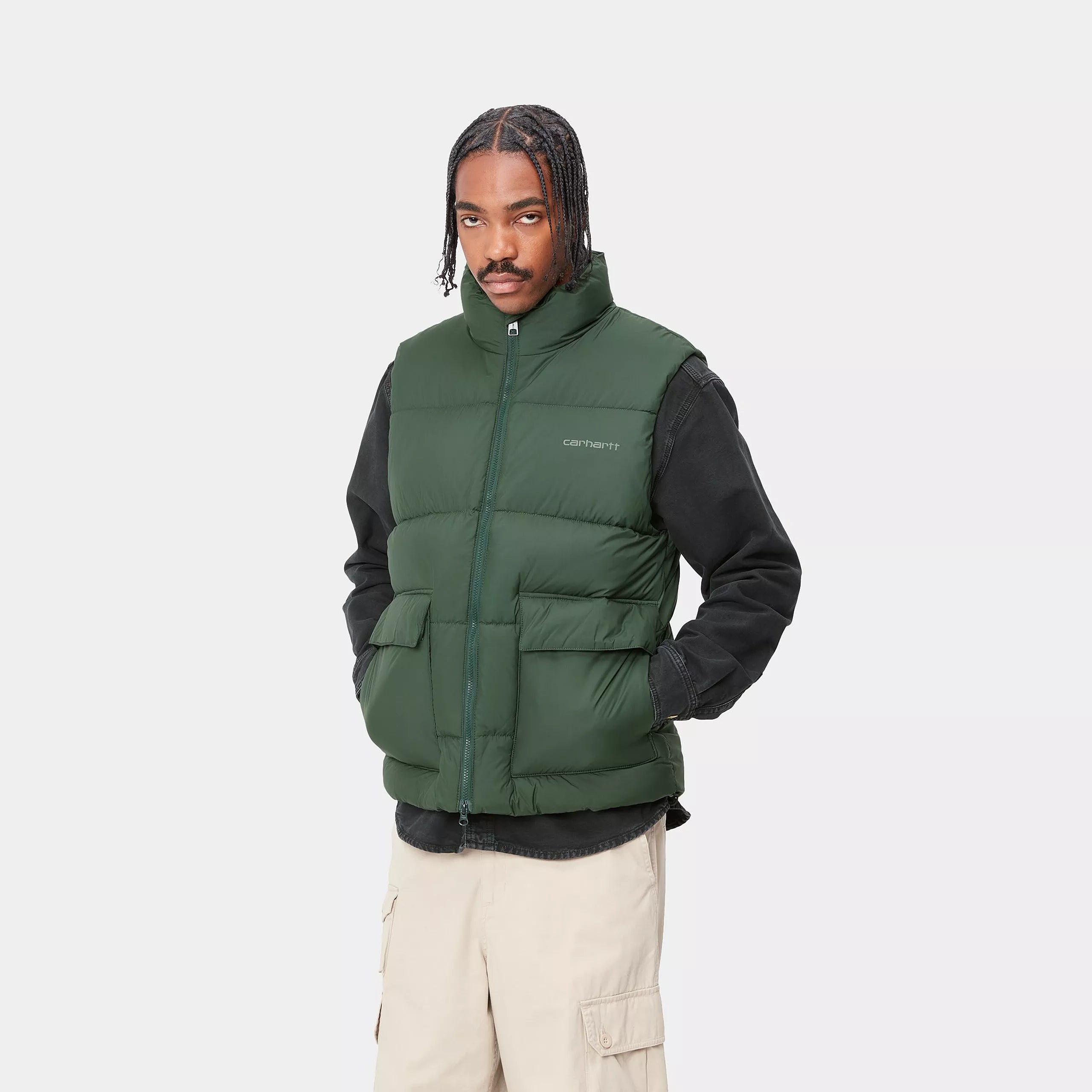 SPRINGFIELD VEST - Sycamore Tree / Duck Green