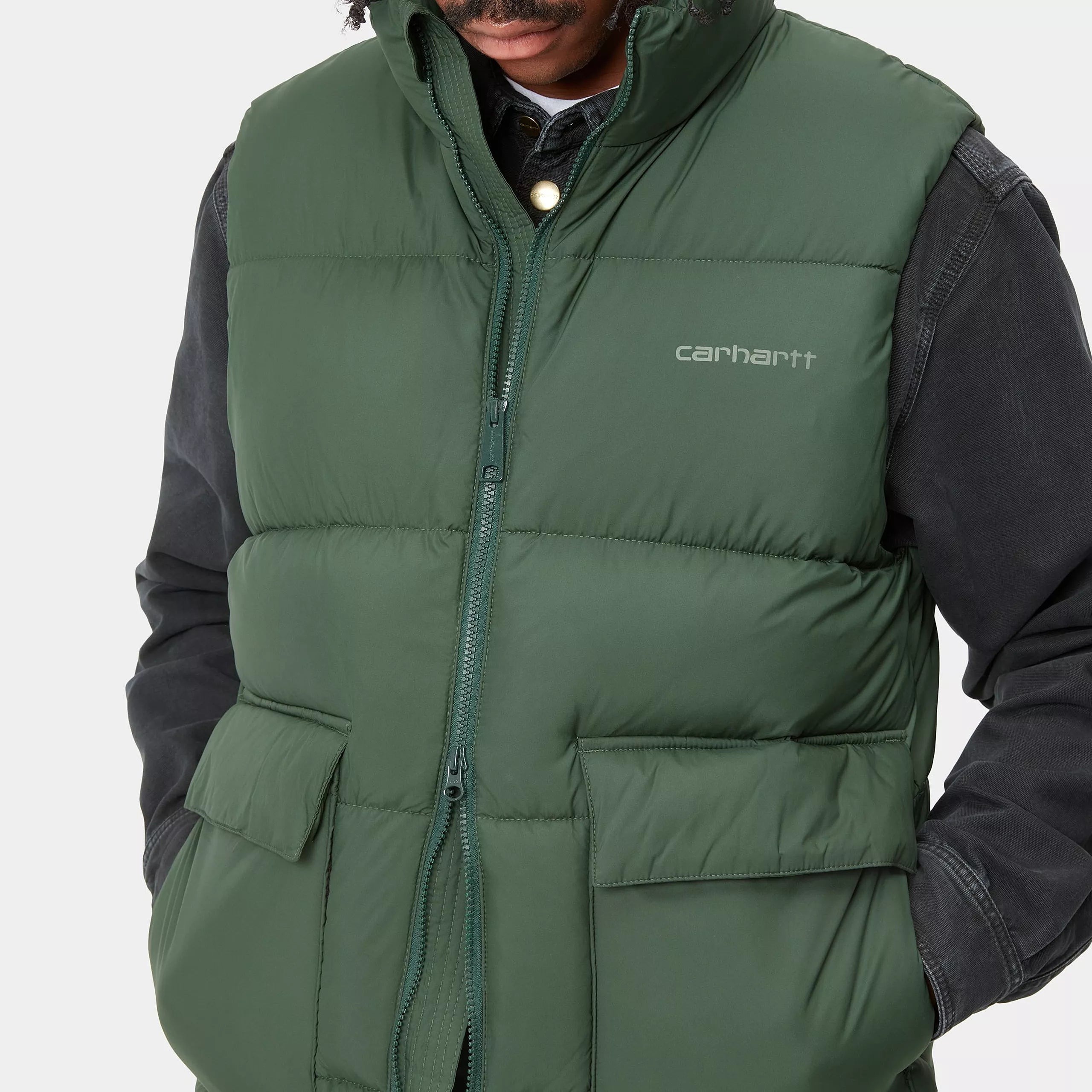 SPRINGFIELD VEST - Sycamore Tree / Duck Green