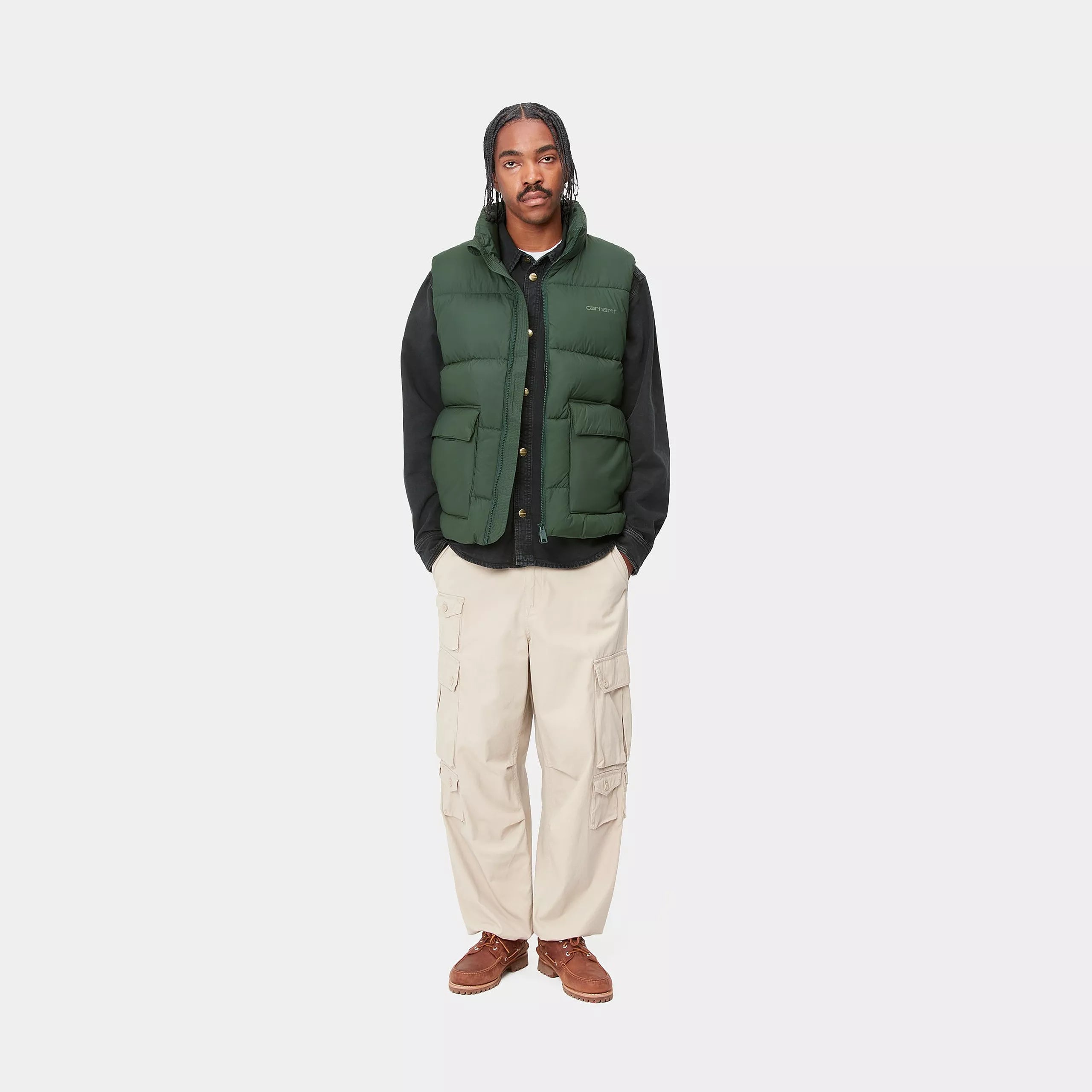 SPRINGFIELD VEST - Sycamore Tree / Duck Green