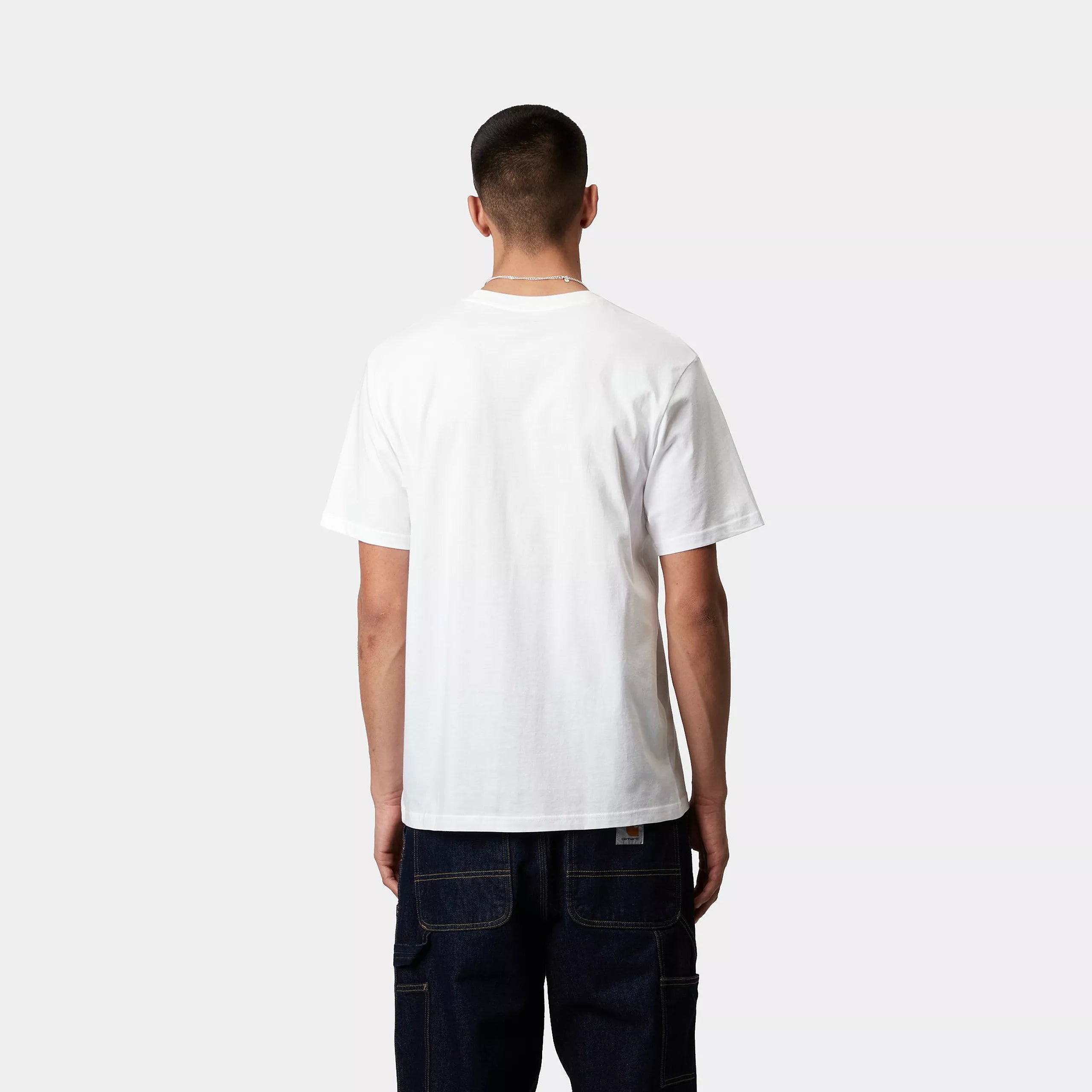 STANDARD CREW NECK T-SHIRT - White + White