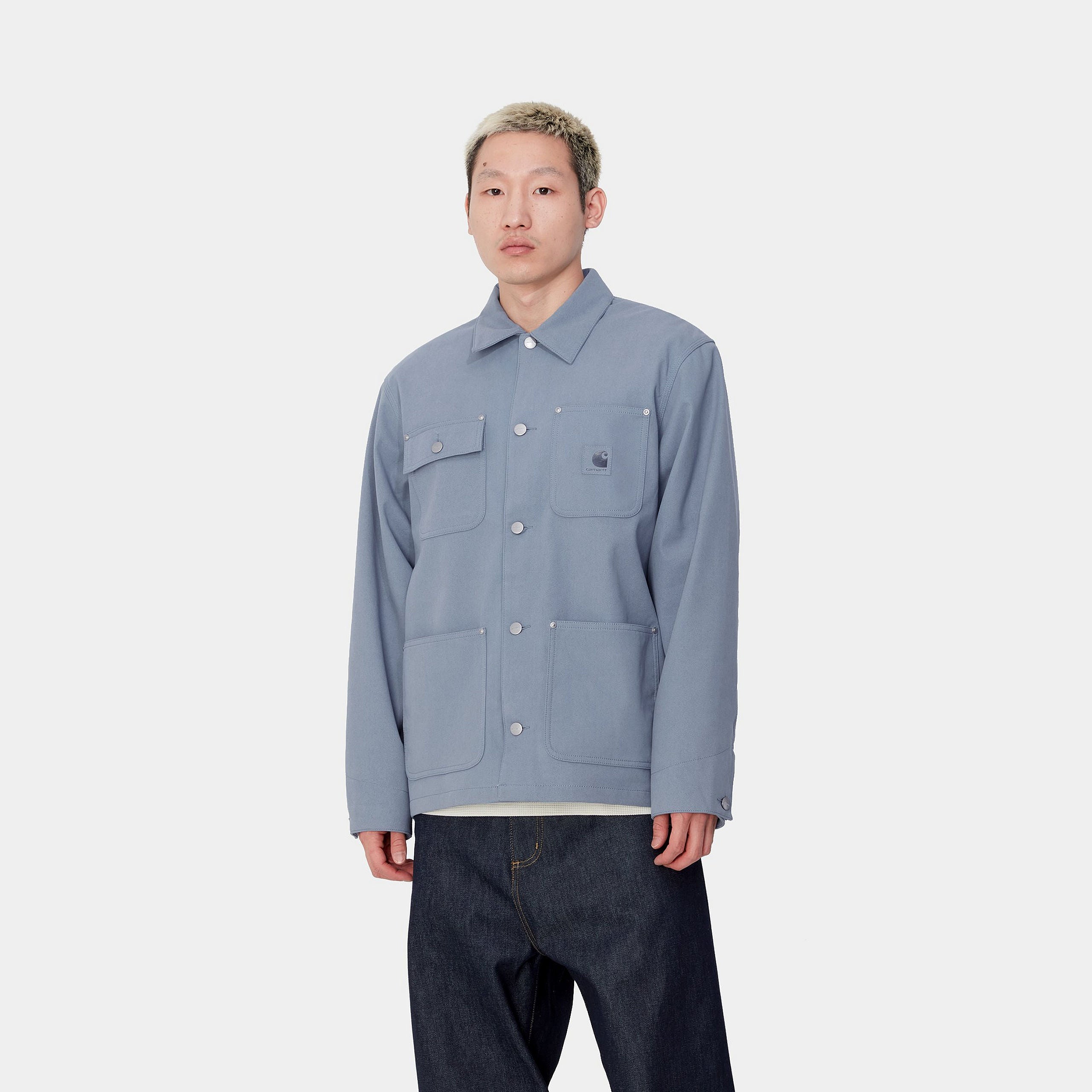 SUEDE MICHIGAN COAT - Dove Grey 3