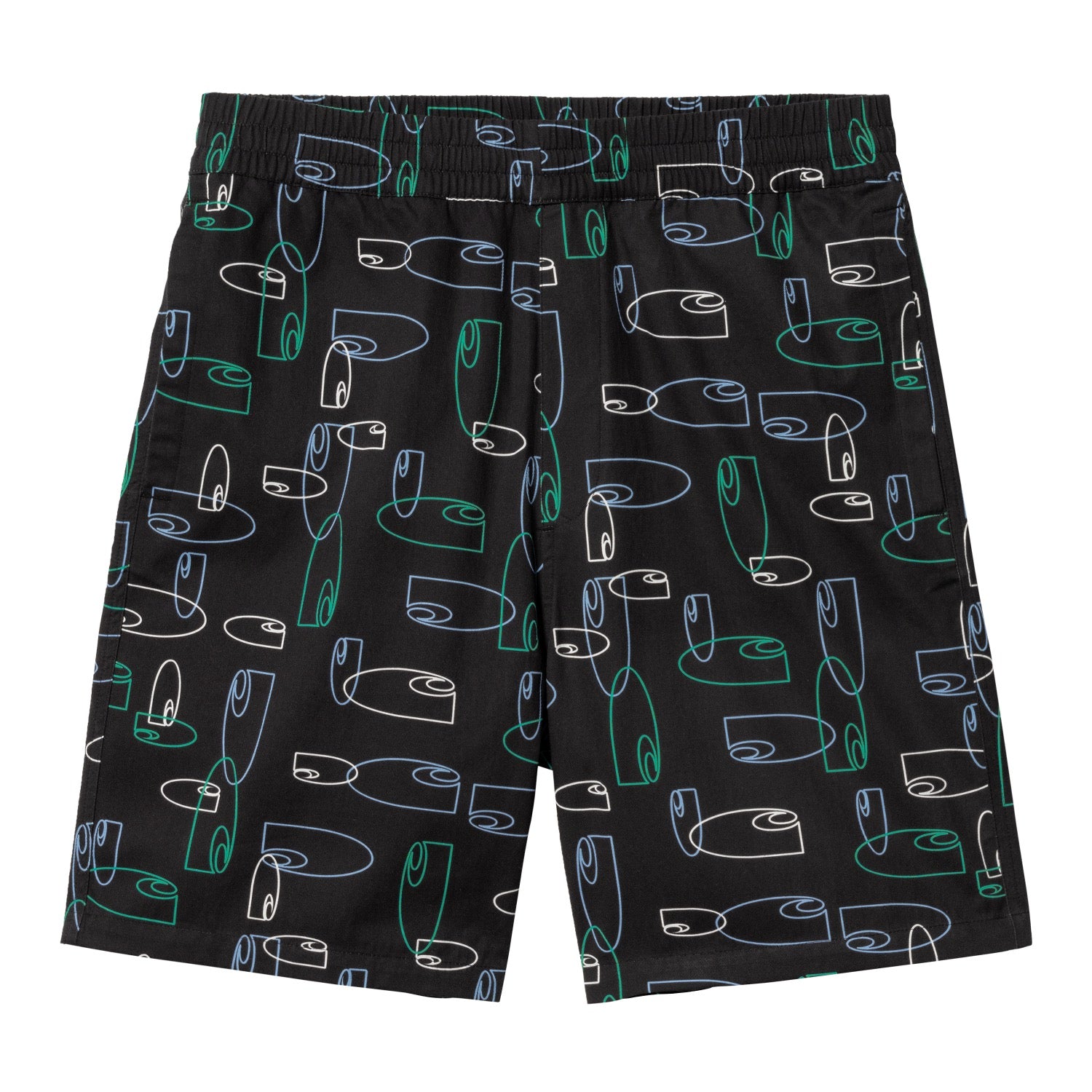 SUMOR SHORT - Outline Print, Black