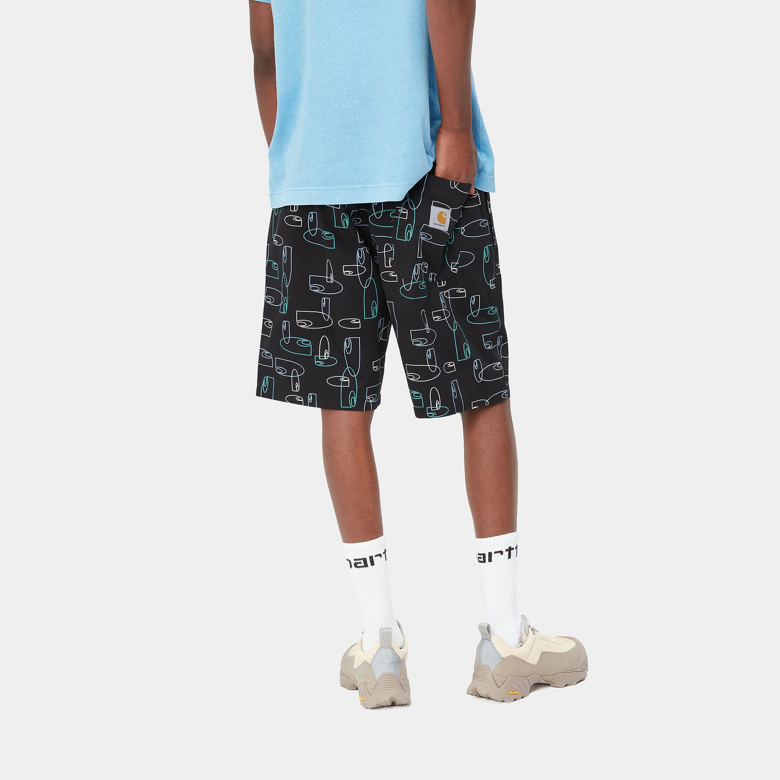 SUMOR SHORT - Outline Print, Black