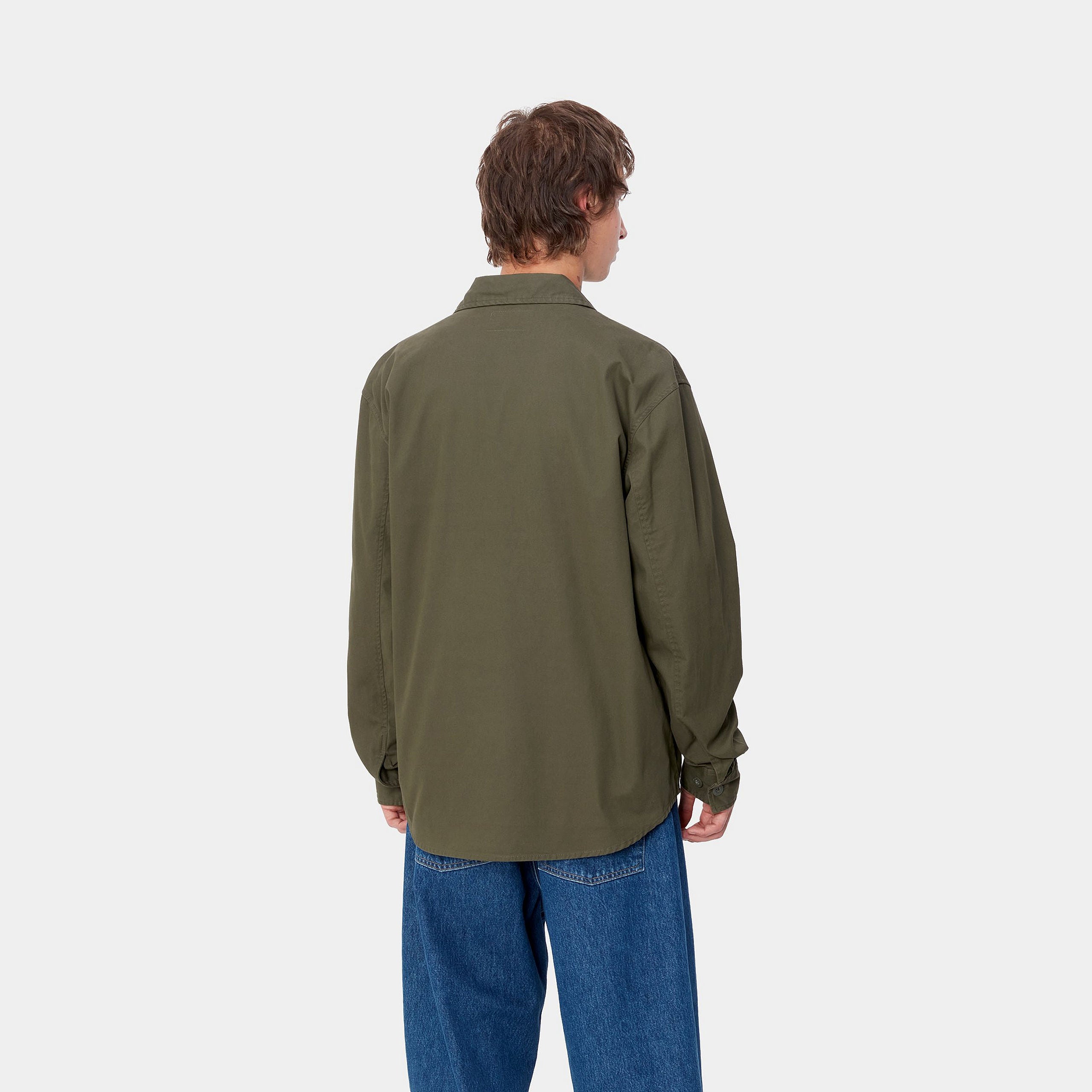 L/S TRACKER SHIRT - Office Green