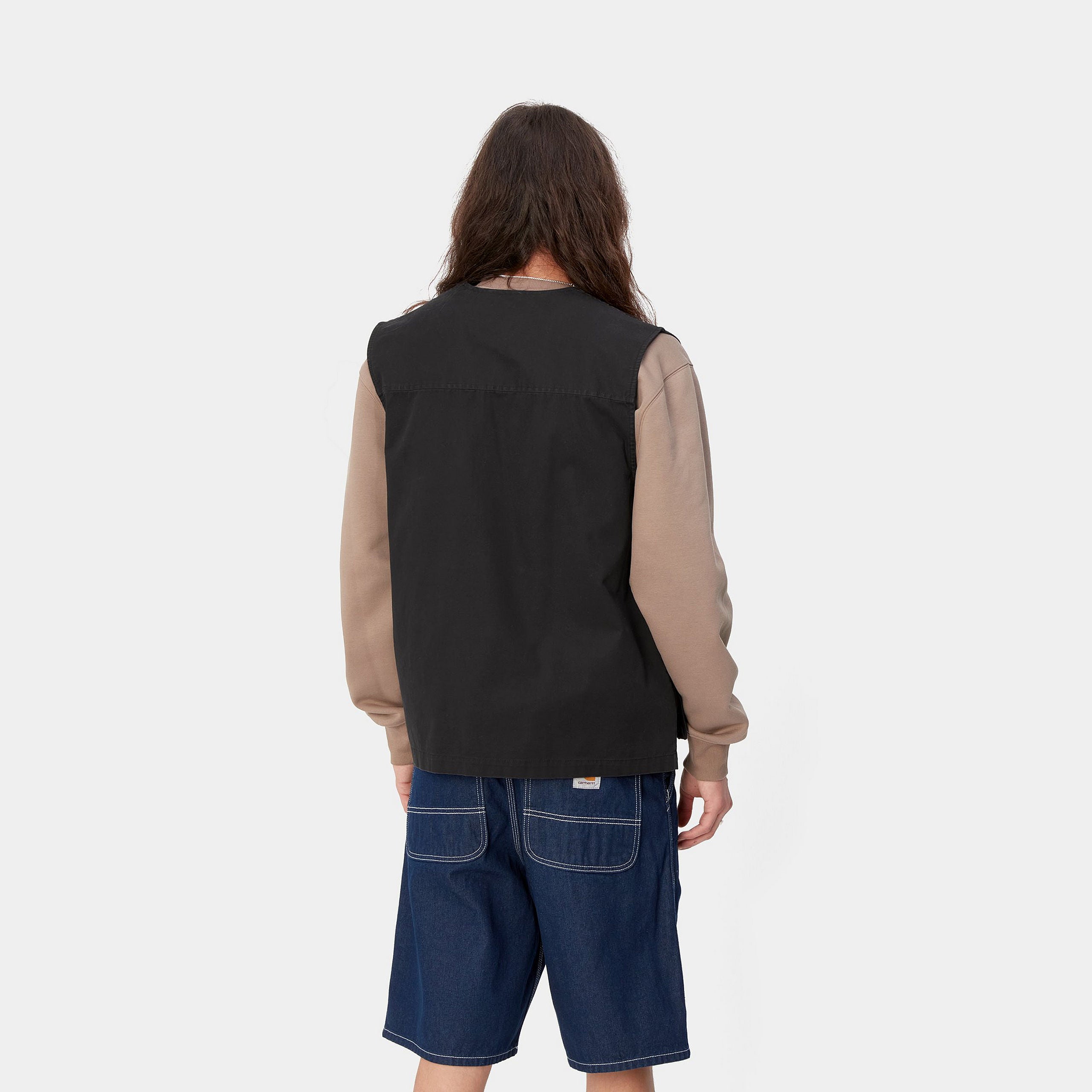 UNITY VEST - Black (heavy enzyme wash)