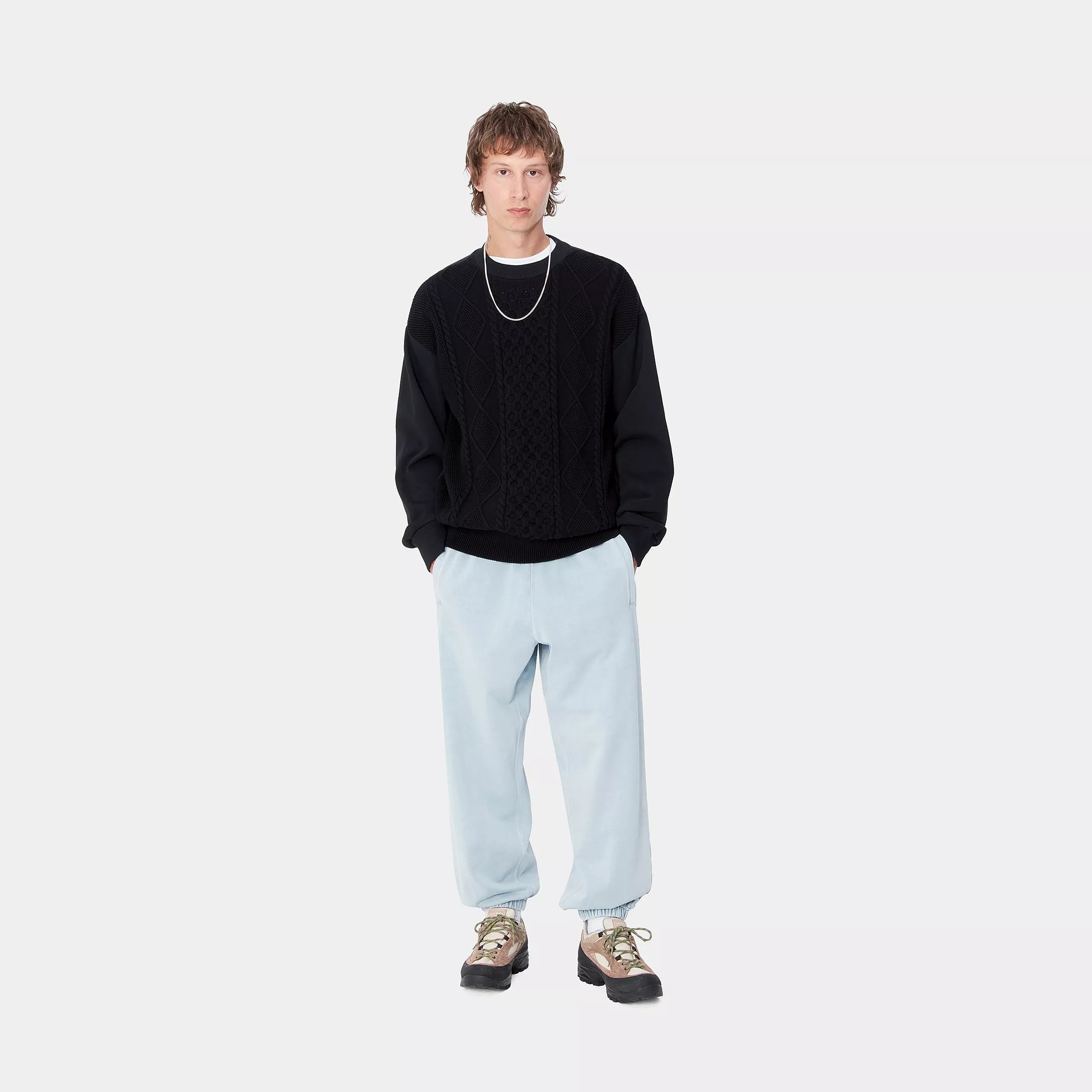 VISTA GRAND SWEAT PANT - Dusty Ice (garment dyed)