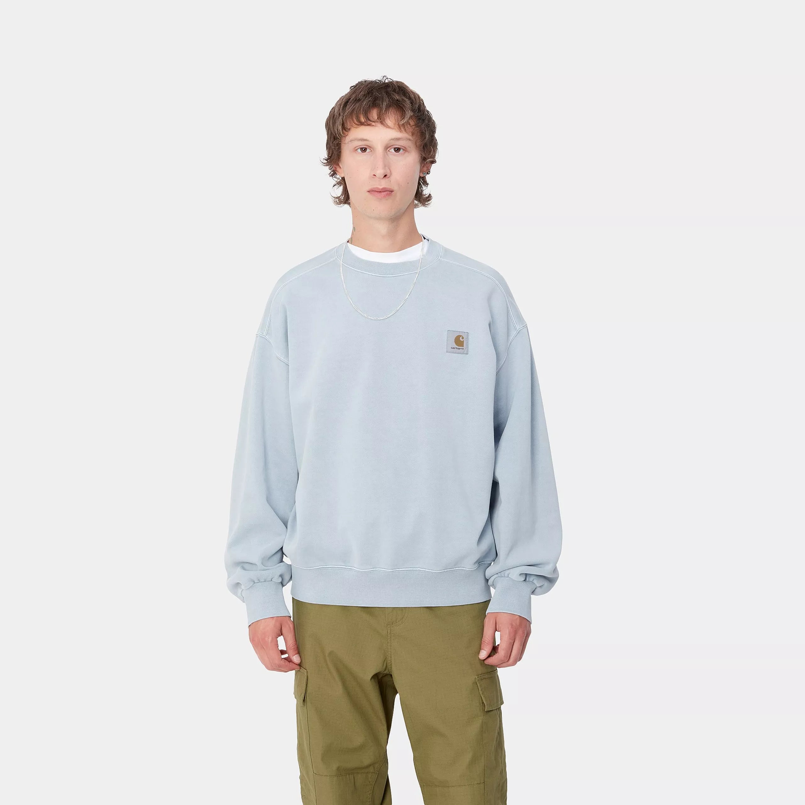 VISTA SWEAT - Dusty Ice (garment dyed)