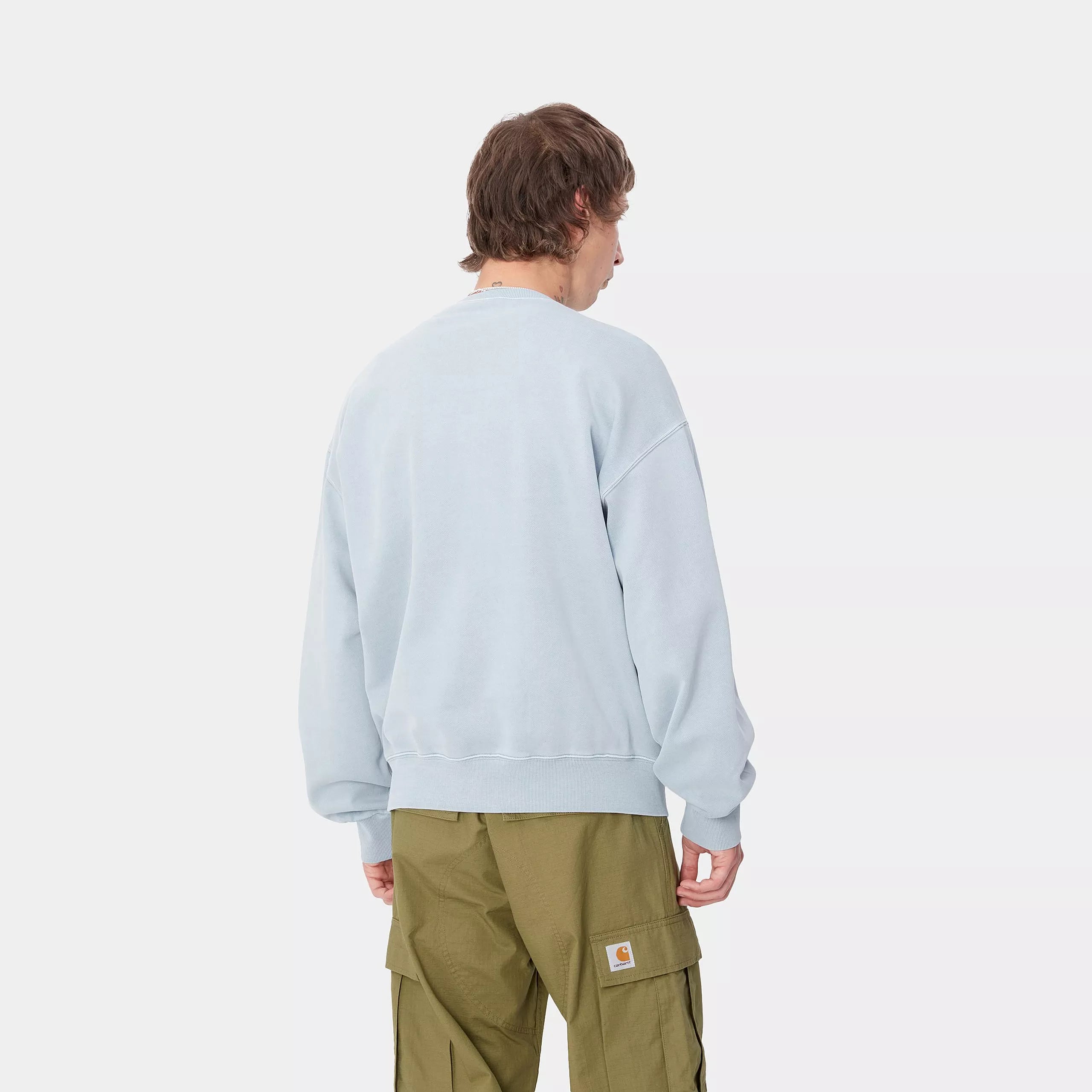 VISTA SWEAT - Dusty Ice (garment dyed)