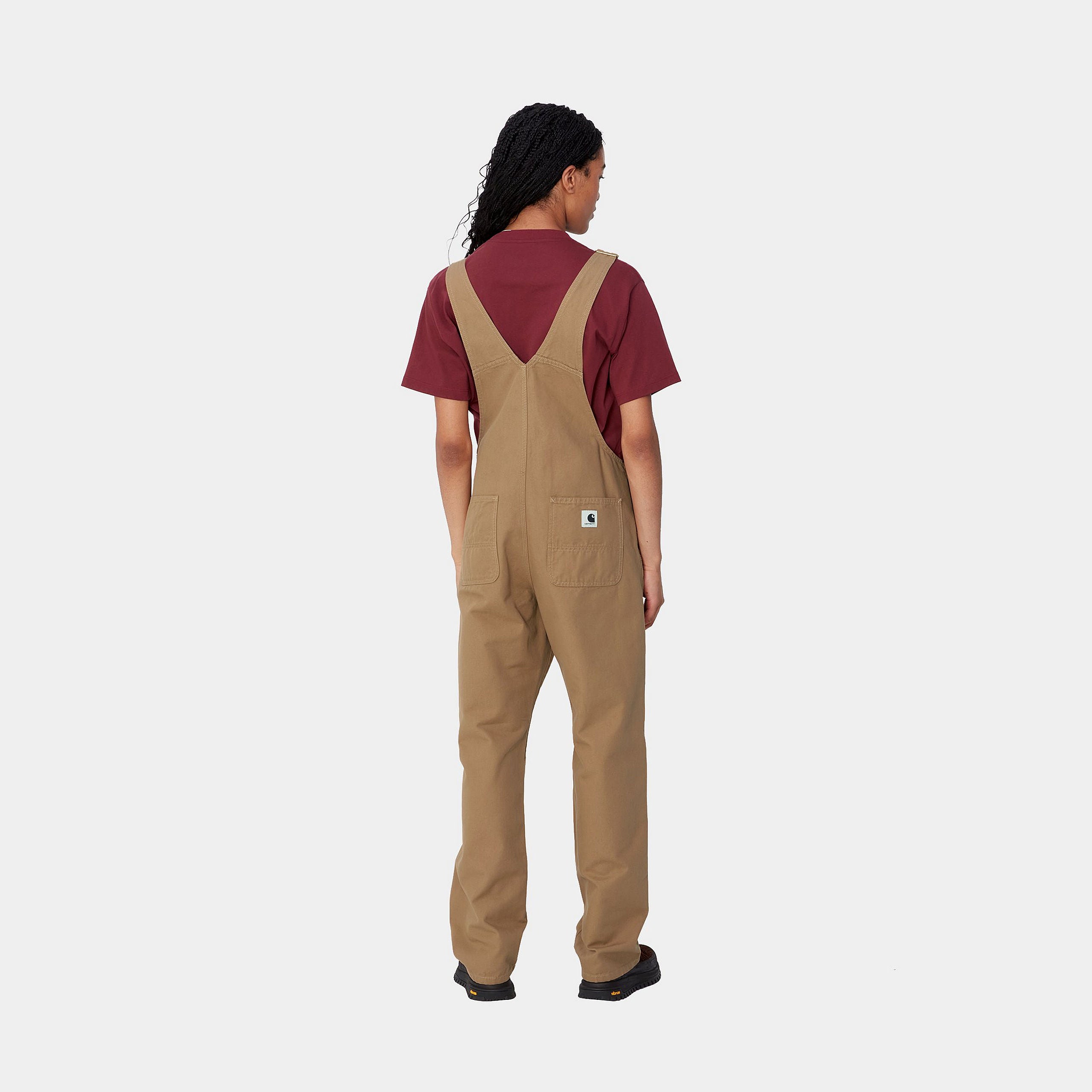 W' BIB OVERALL STRAIGHT - Peanut (rinsed)