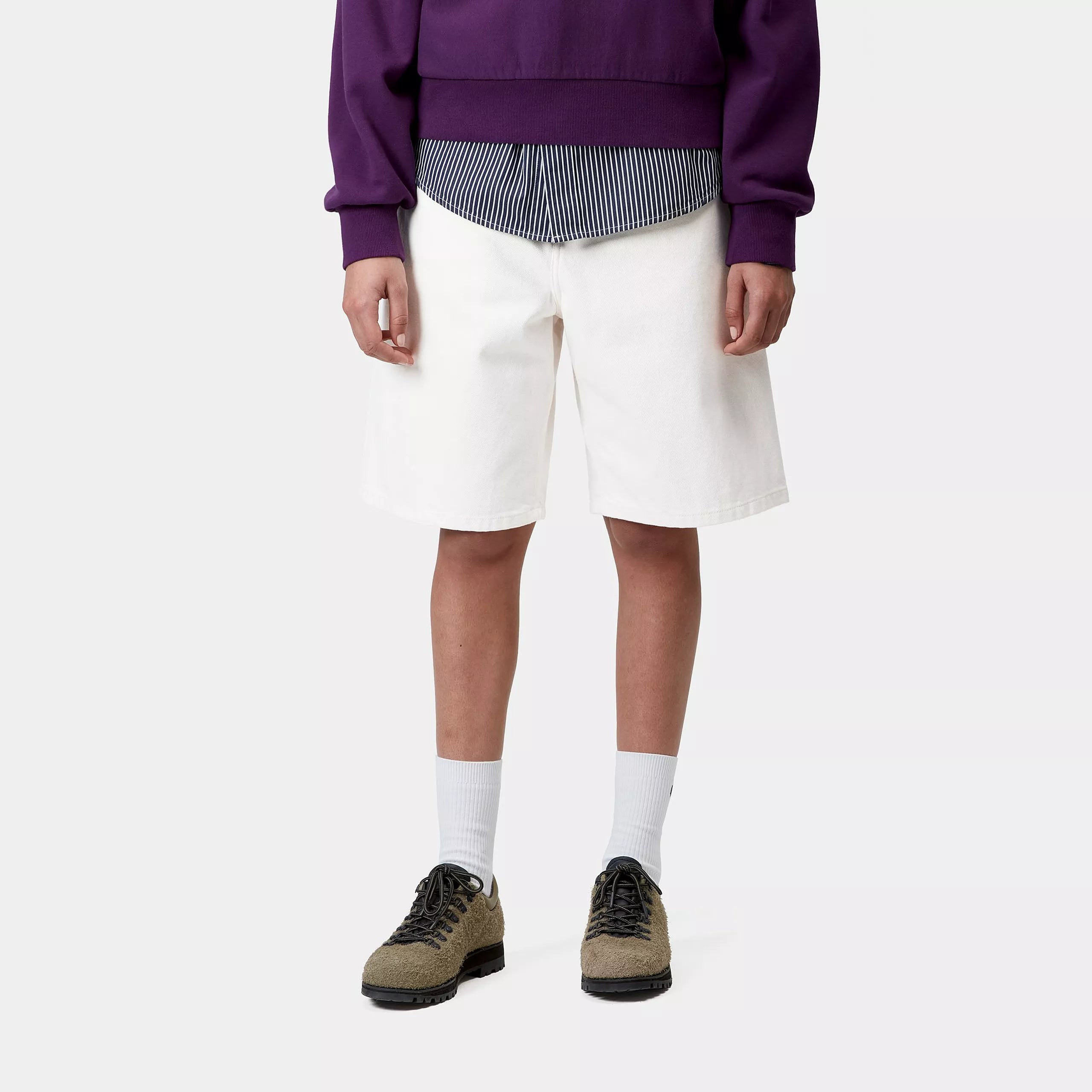 W' BRANDON SHORT - White (rinsed)