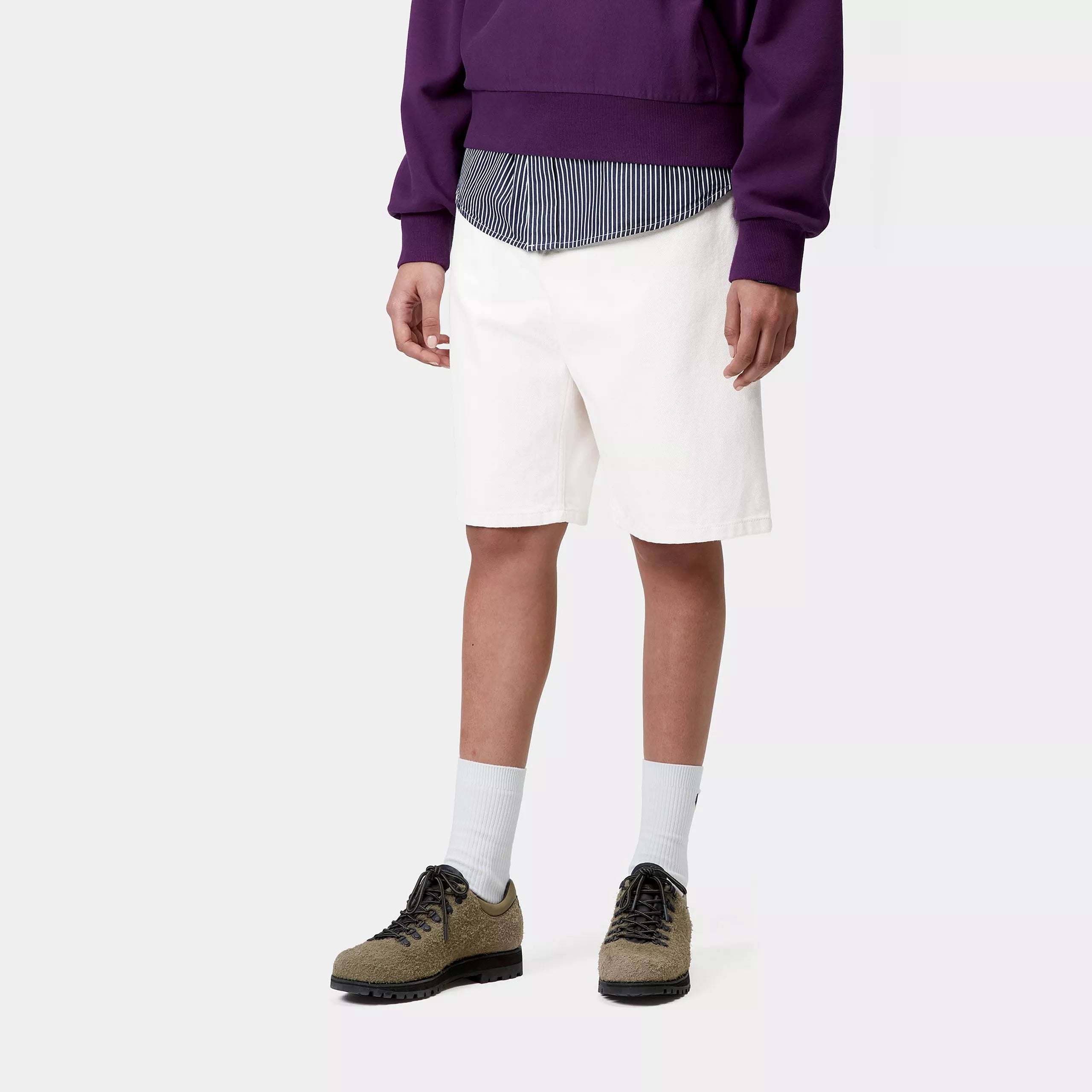 W' BRANDON SHORT - White (rinsed)