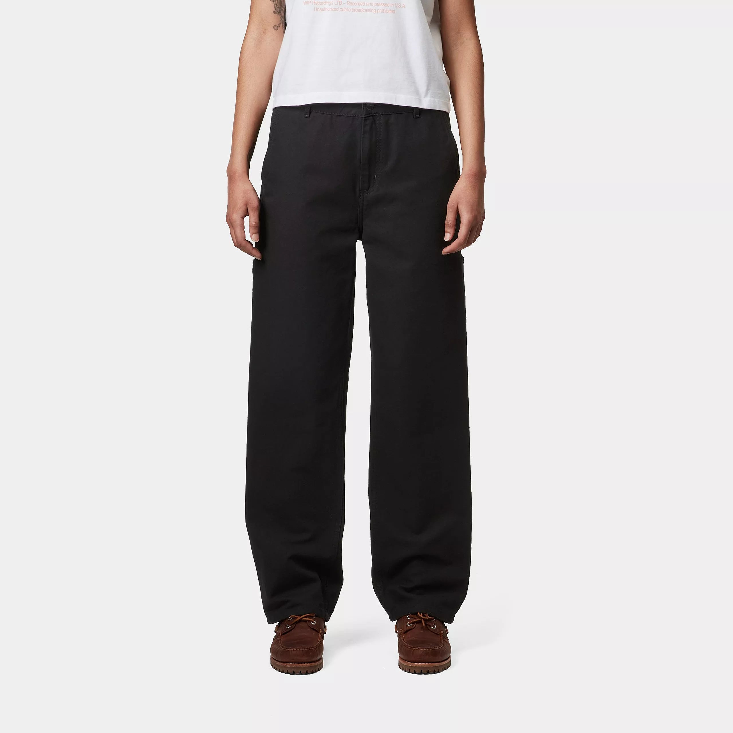 W' PIERCE PANT STRAIGHT - Black (rinsed)