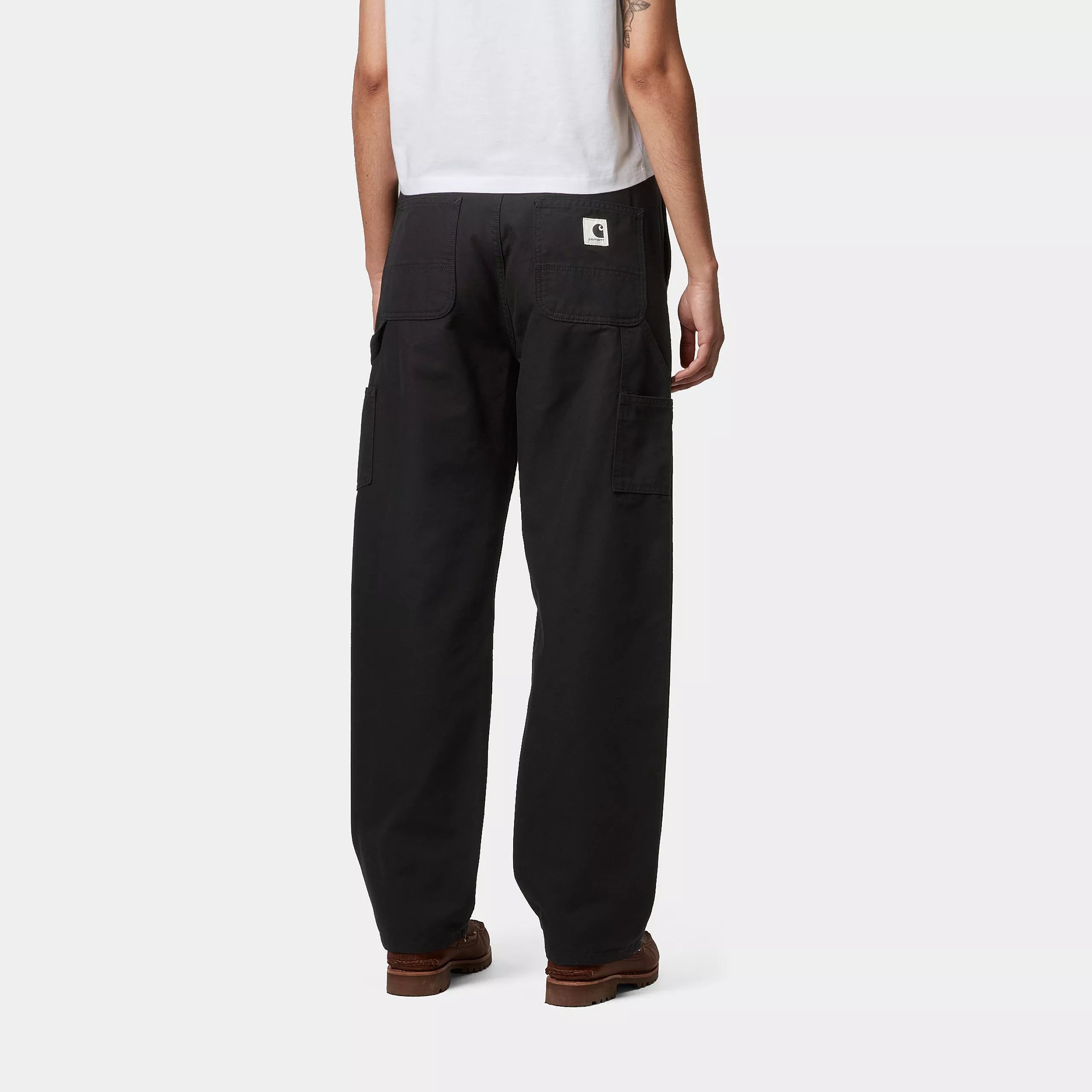 W' PIERCE PANT STRAIGHT - Black (rinsed)