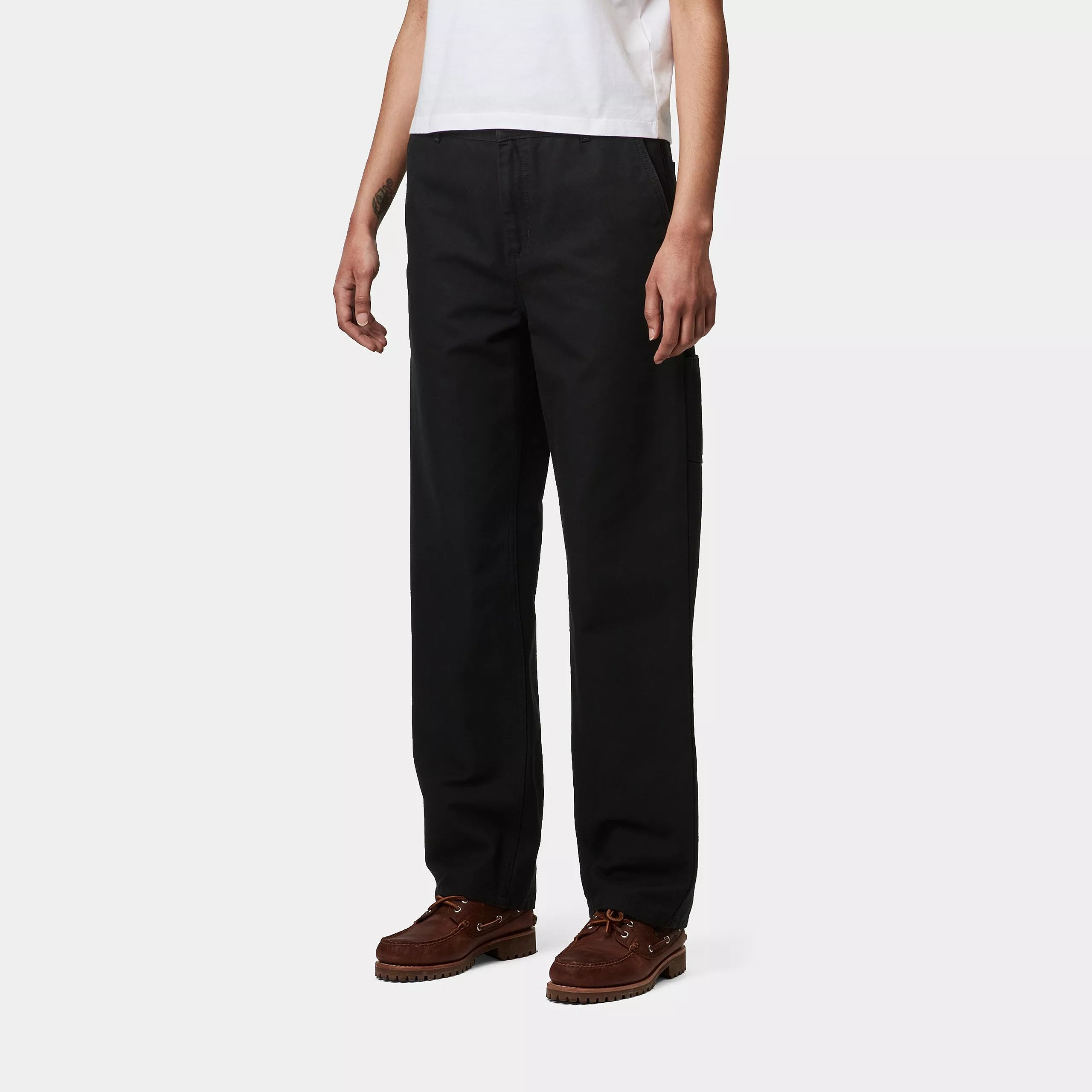 W' PIERCE PANT STRAIGHT - Black (rinsed)