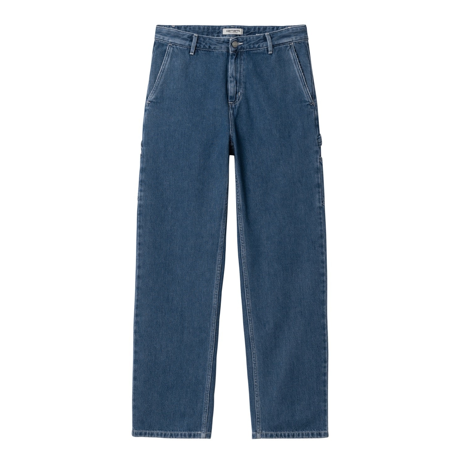 W' PIERCE PANT STRAIGHT - Blue (stone washed)