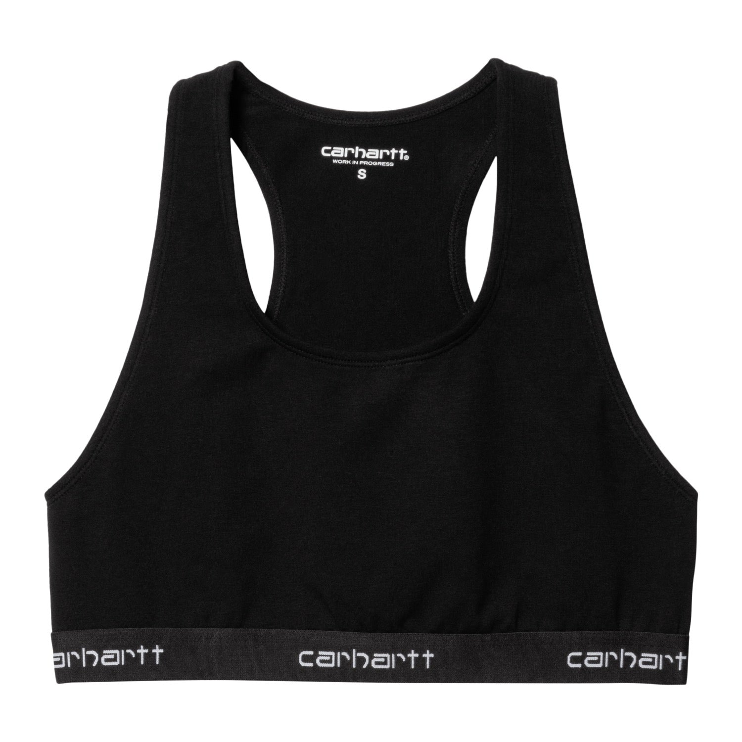 W' SCRIPT RACER TANK - Black