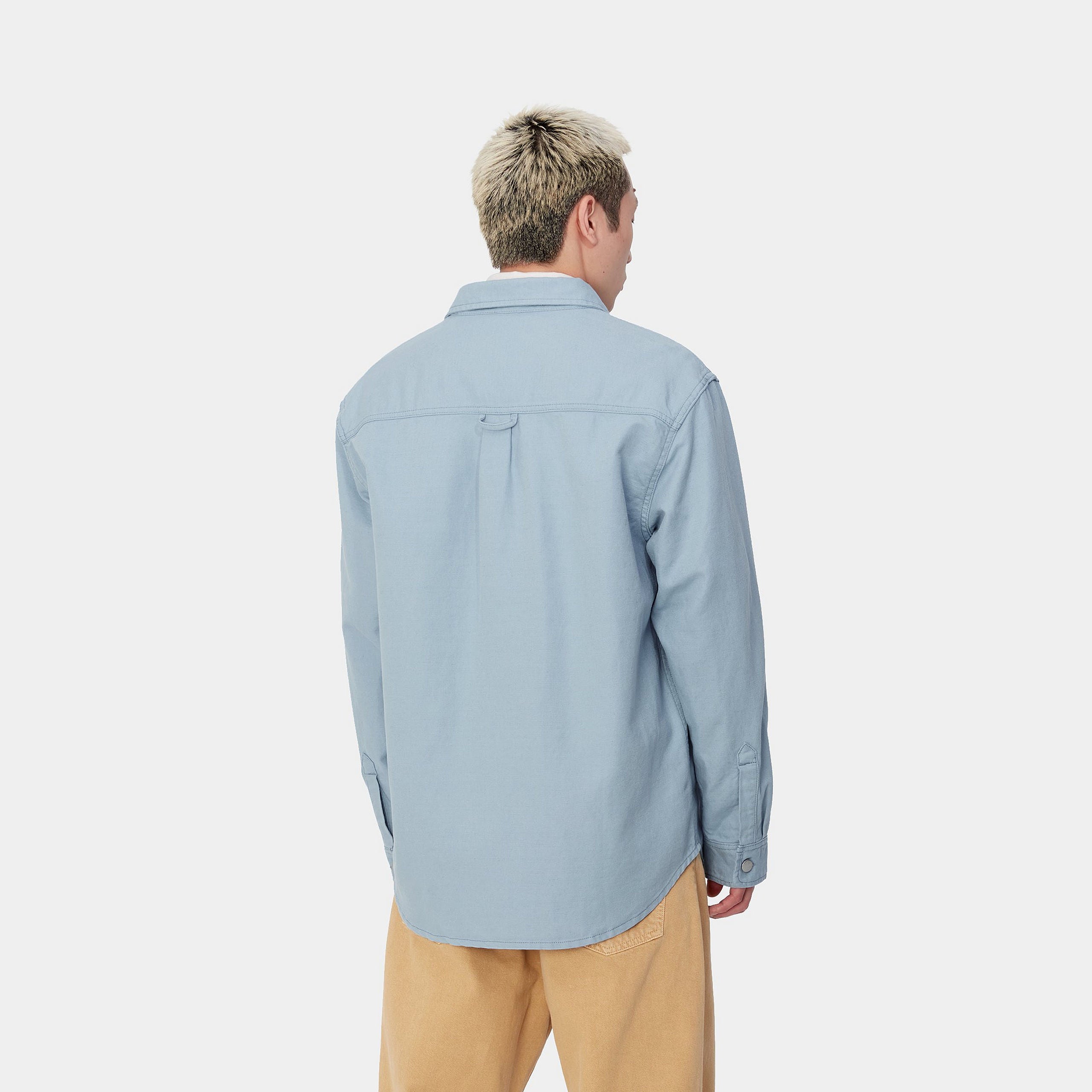WALTER SHIRT JAC - Misty Sky (rinsed) 3
