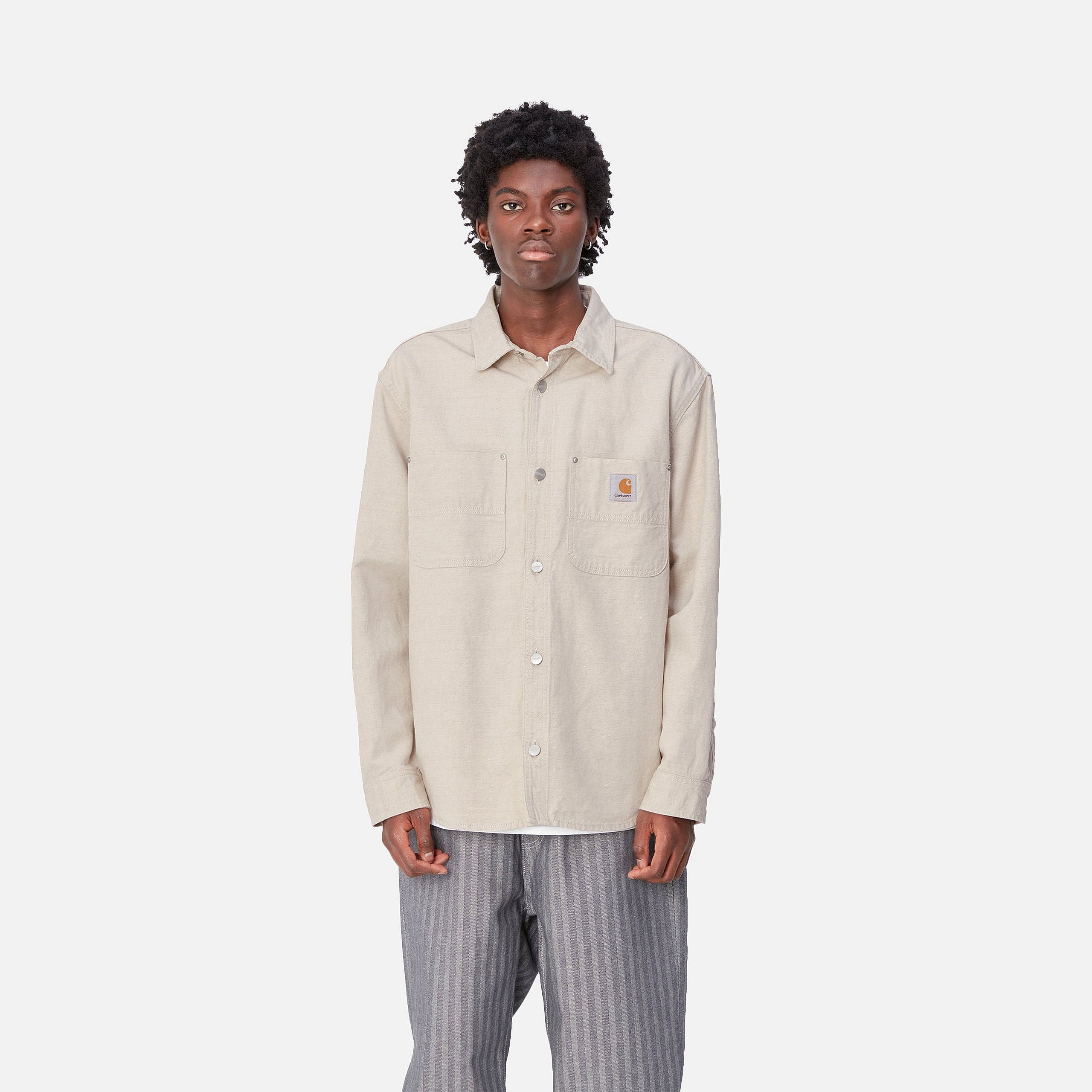 WALTER SHIRT JAC - Natural (rinsed)