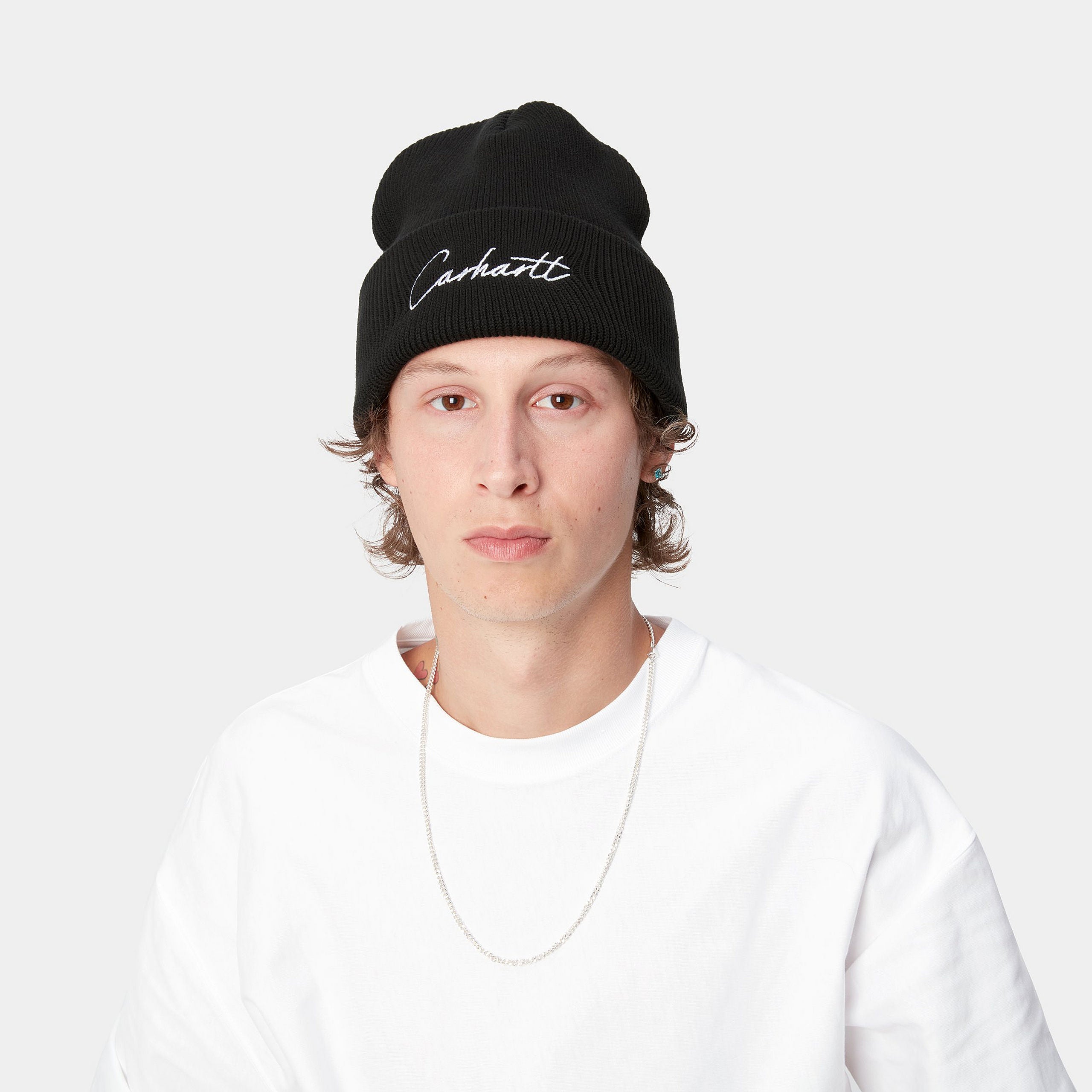 WATCHER BEANIE - Black / White