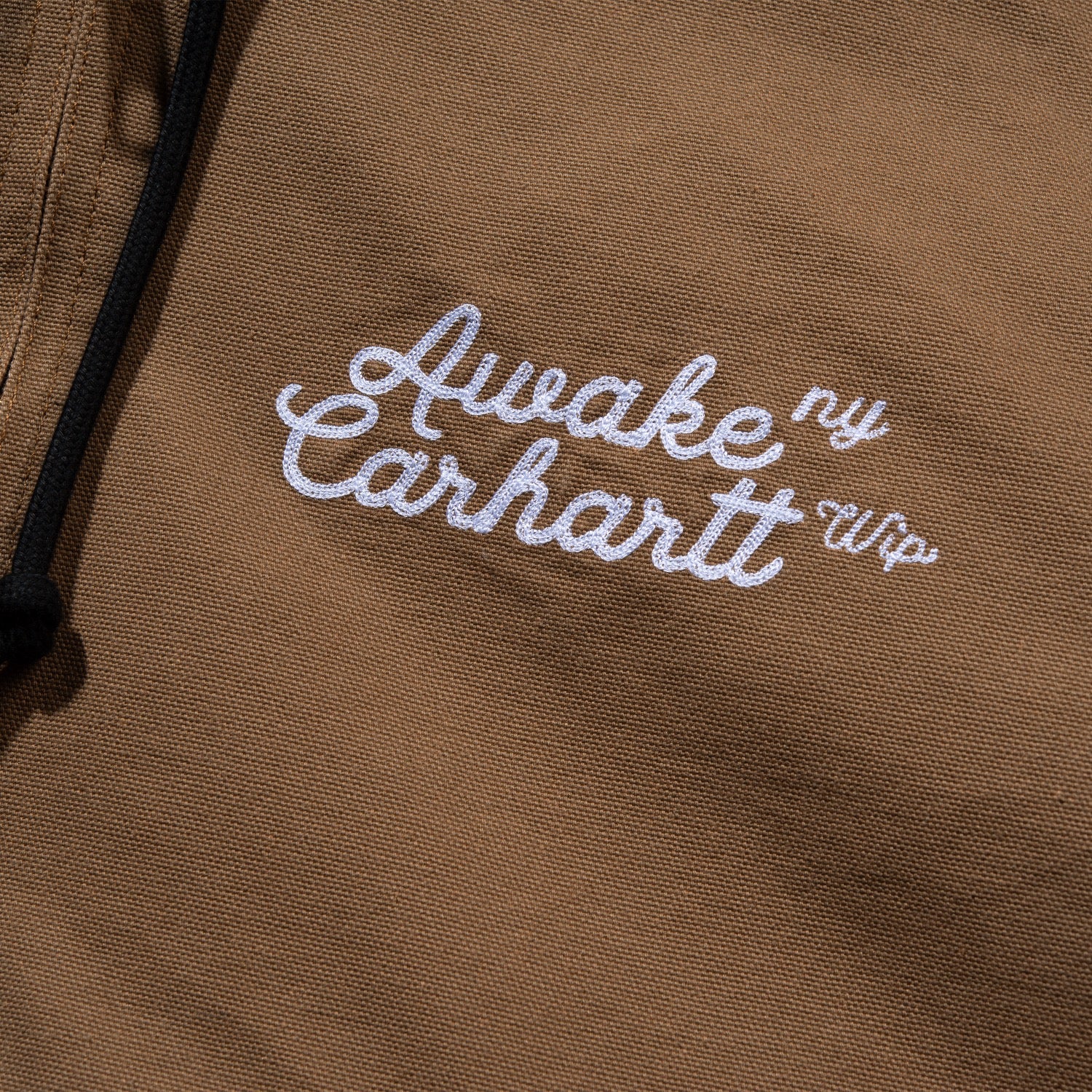 AWAKE NY CARHARTT WIP HOODIE BROWN XL