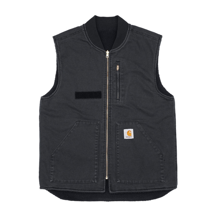 JS Vest - Black Pigment Dye